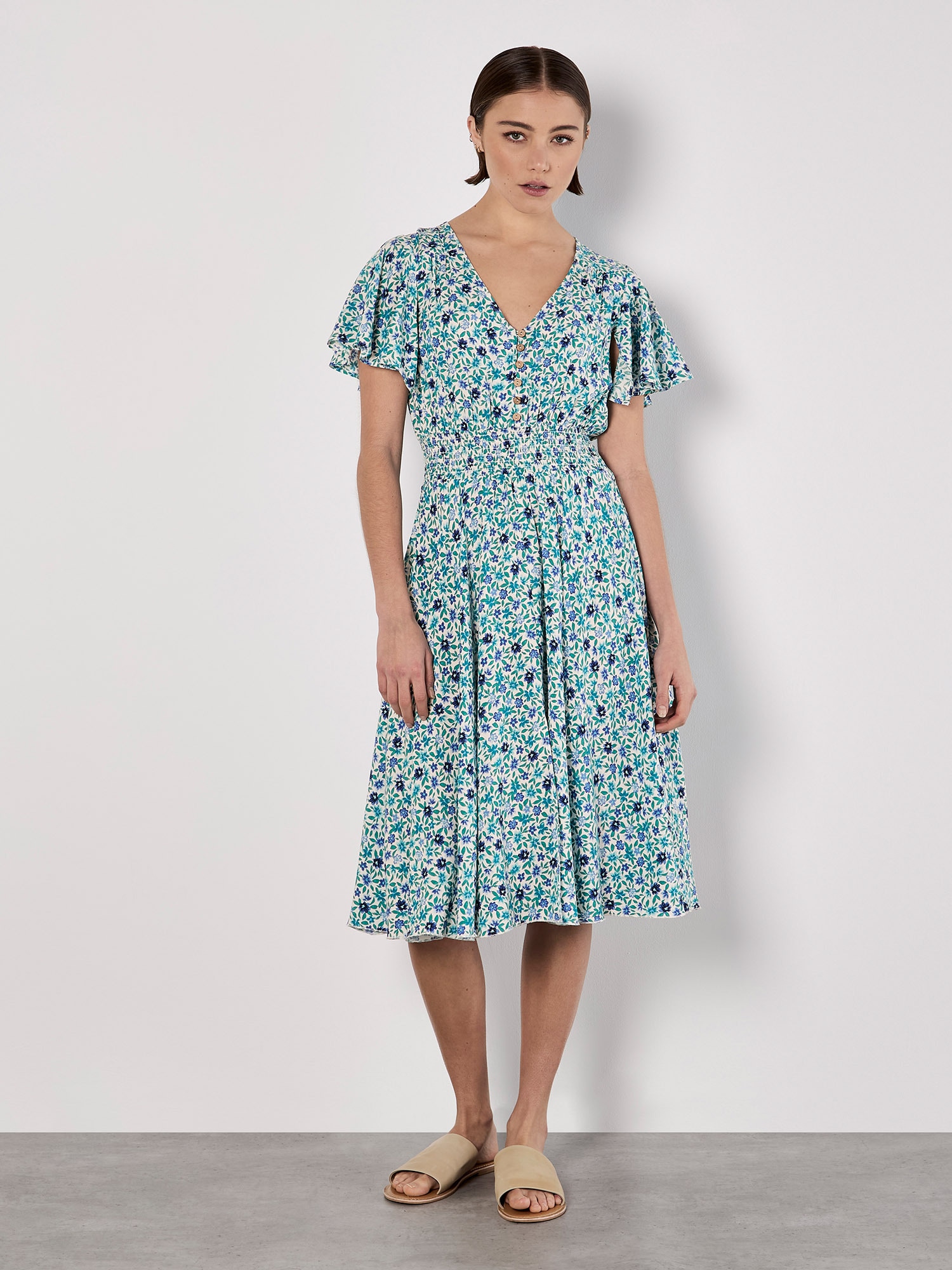 Apricot Minikleid »Minikleid« mit Flügelarmen
