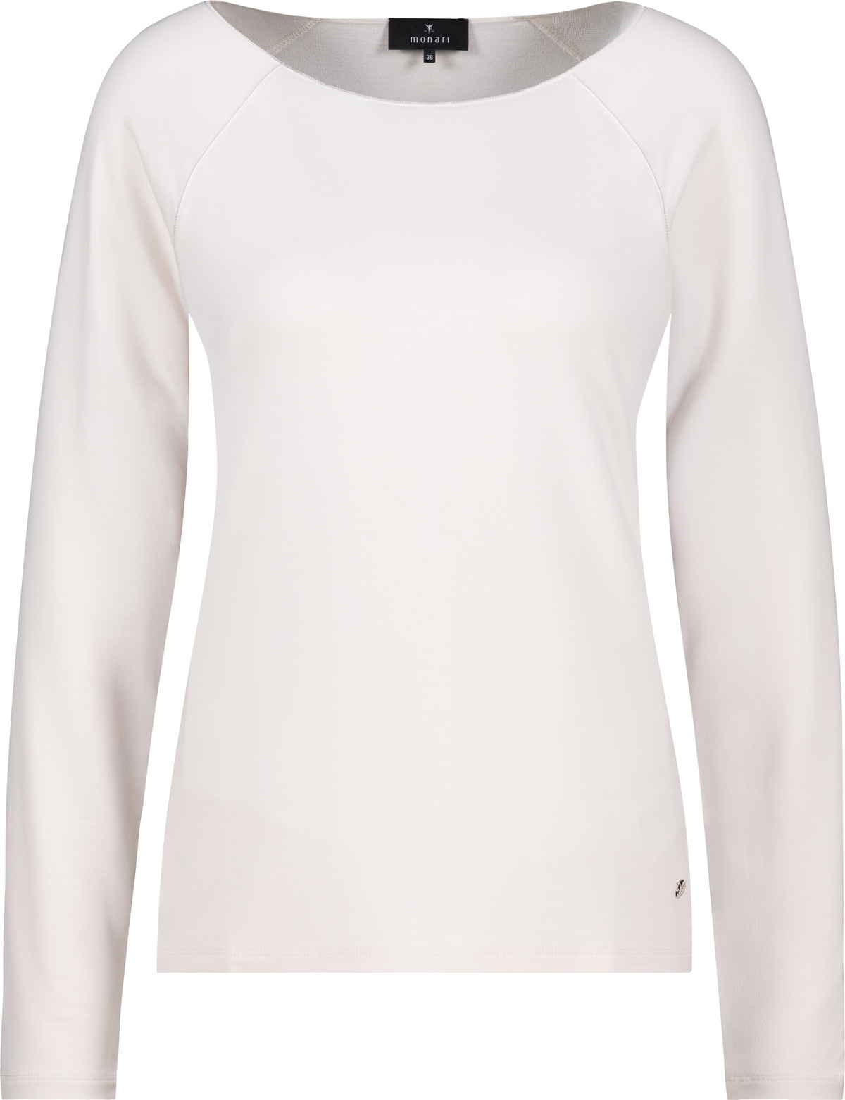 Monari Langarmshirt »Basic« aus weichem Viskose-Modal-Mix, Rundhals