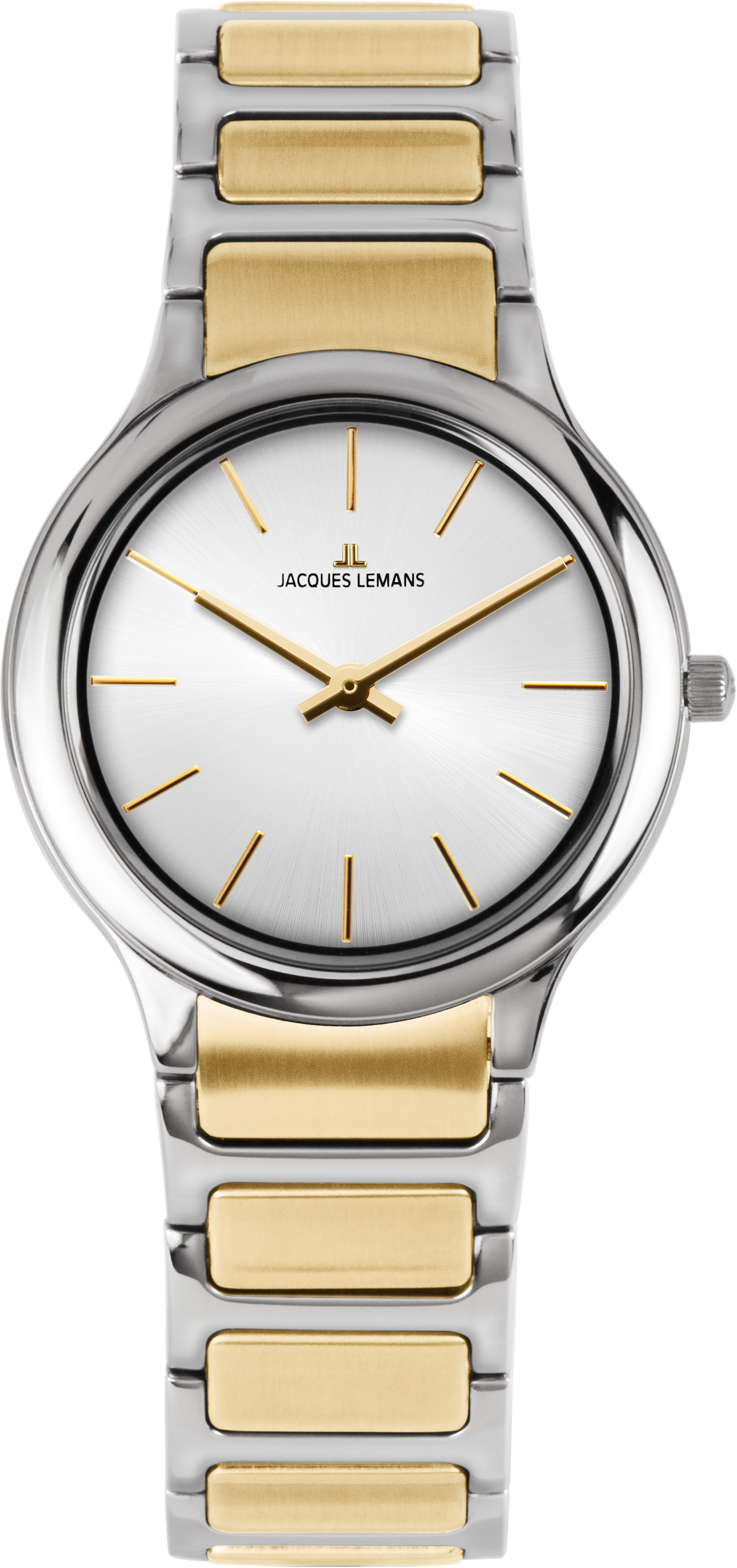 Jacques Lemans Quarzuhr »Milano« Armbanduhr, Damenuhr, Edelstahlarmband, analog