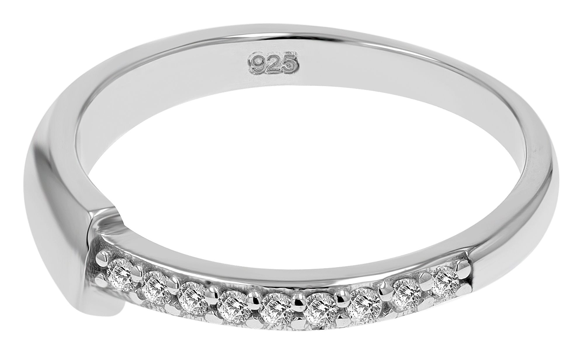 Adelia´s Fingerring »Damen Ring aus 925 Silber mit Zirkonia«