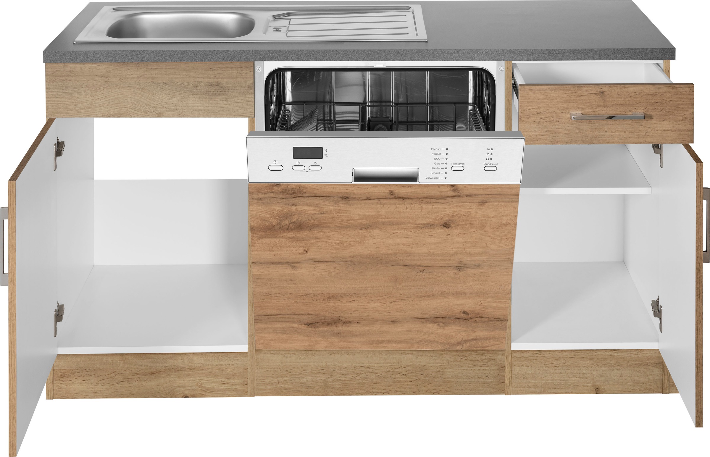 KOCHSTATION Winkelküche »KS-Colmar« ohne E-Geräte, Stellbreite 210/210 cm