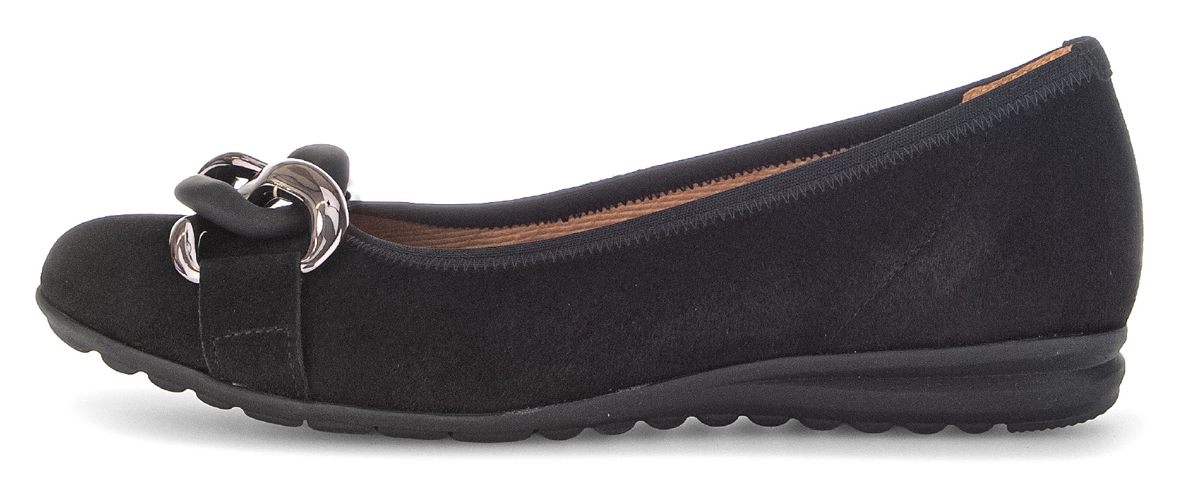 Gabor Ballerina »FLORENZ«, Keilabsatz, Bequemschuh, Slipper, Businessschuh in Weite G (=weit)