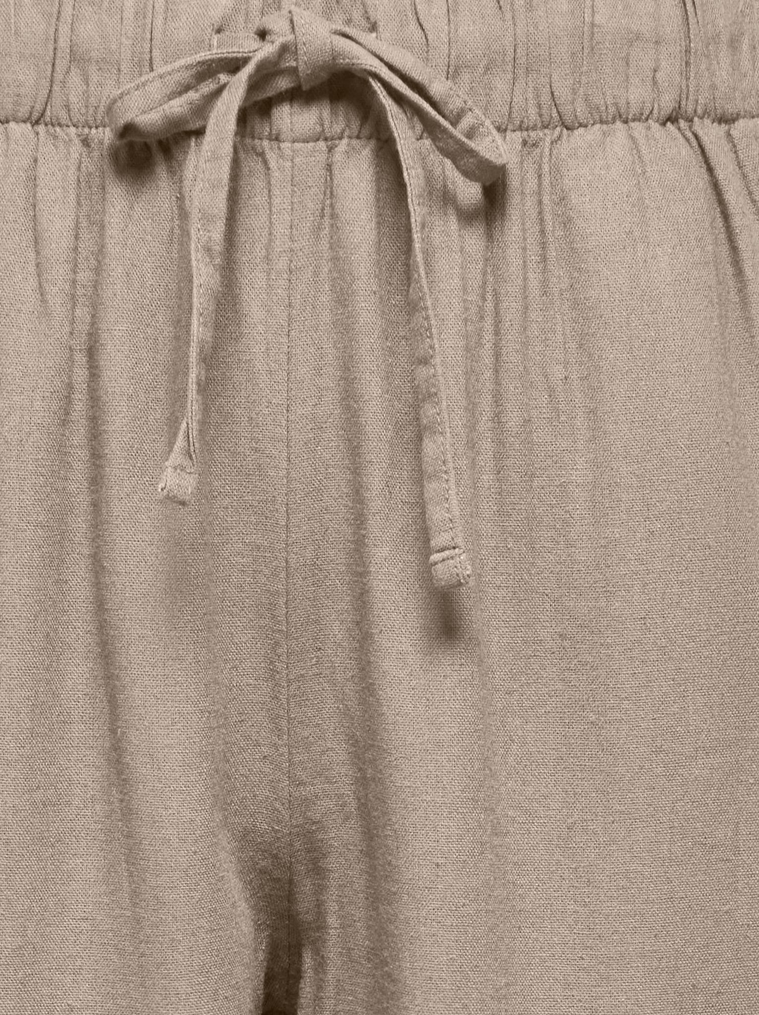 ONLY Culotte »ONLGOA MW LIN BL PULL-UP CULOTTE CC PNT«  mit Leinen