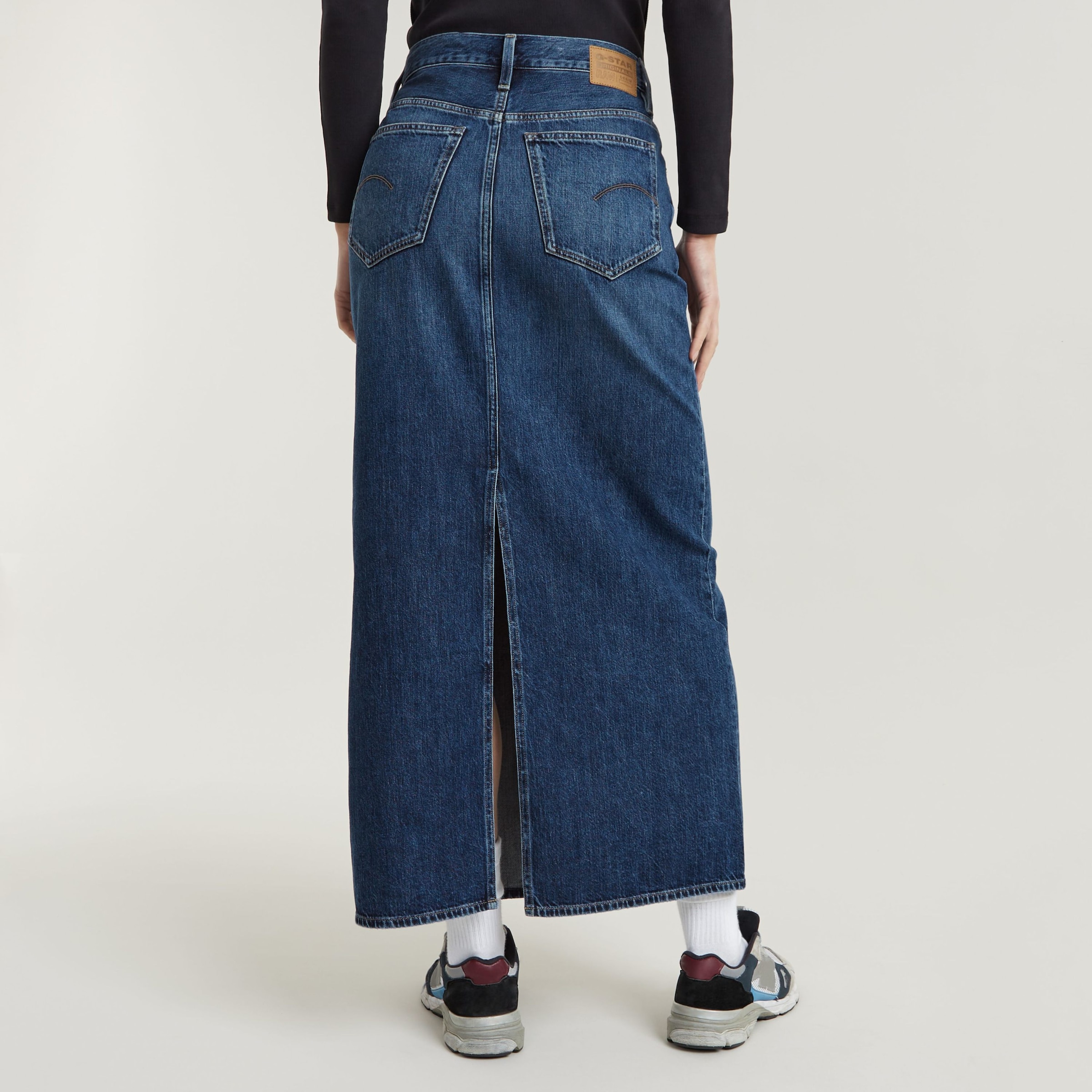 G-STAR Maxirock »Viktoria Long Skirt wmn«, im Jeans-Look