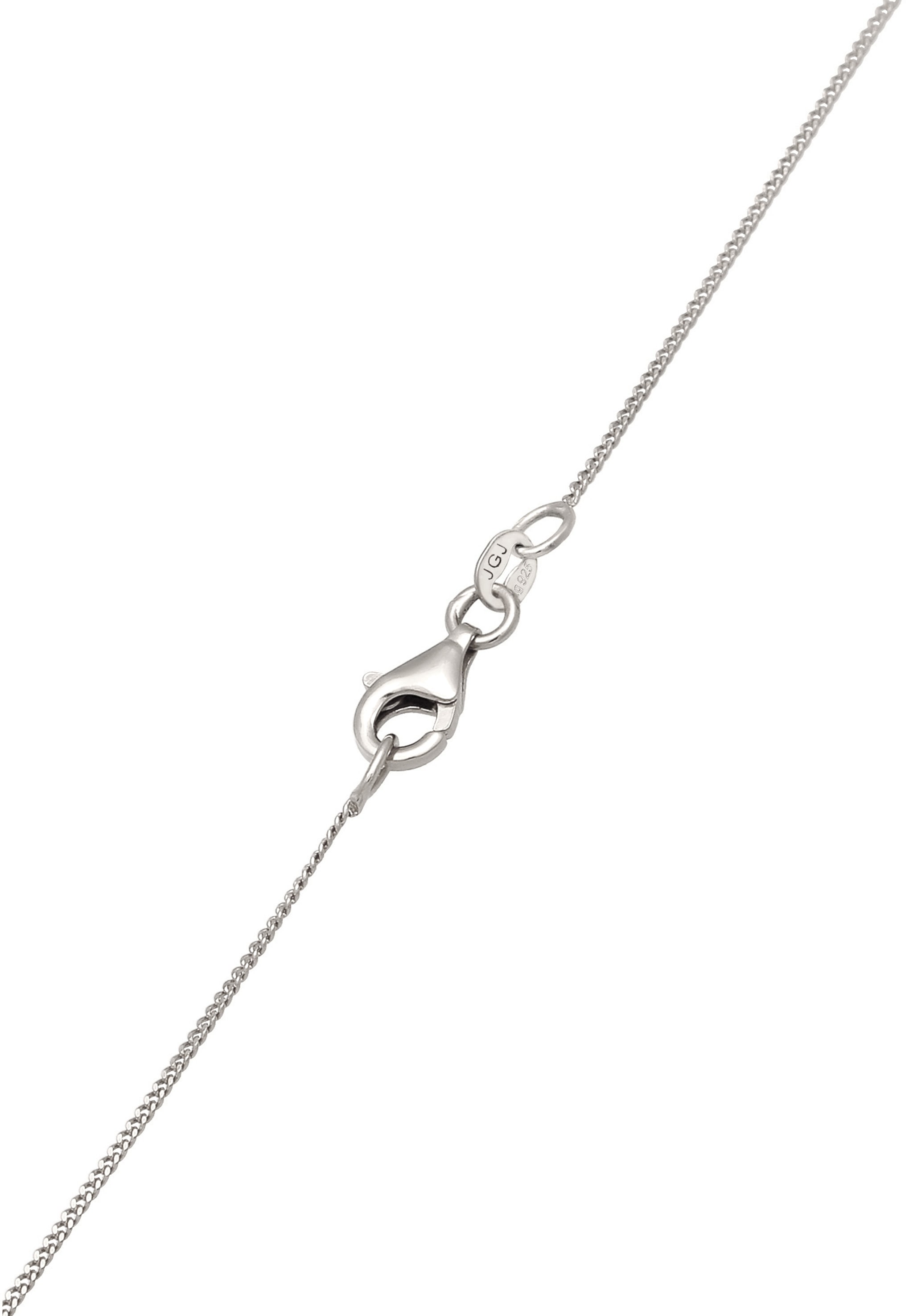 Elli Kette mit Anhänger »Halskette Anhänger Citrin Gelb 925 Sterling Silber«