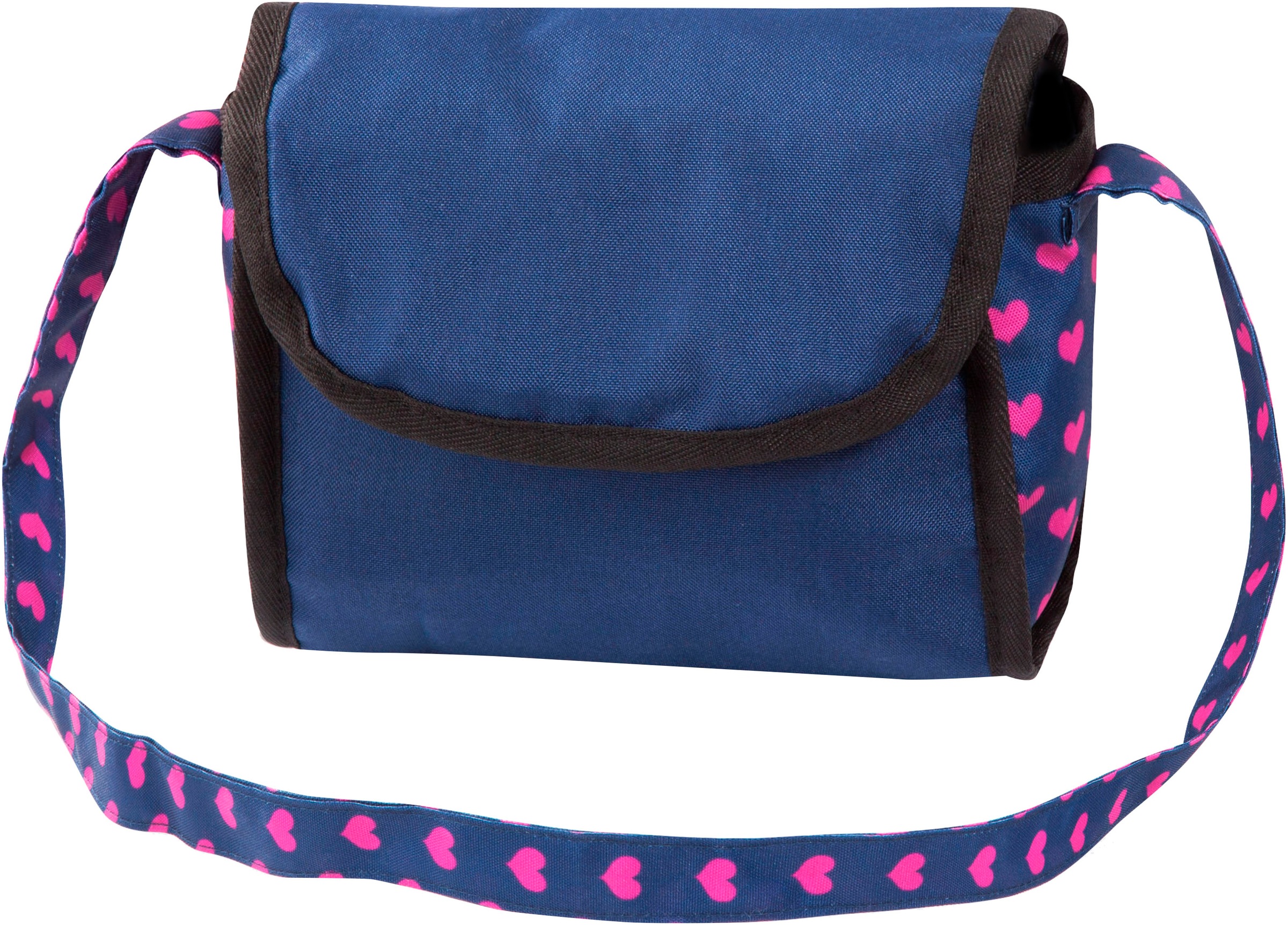 Bayer Puppenmöbel »Puppen-Reisebett und Schlafsack blau/pink«, (Set), mit Schlafsack, Wickeltasche und Zubehör für die Puppenpflege