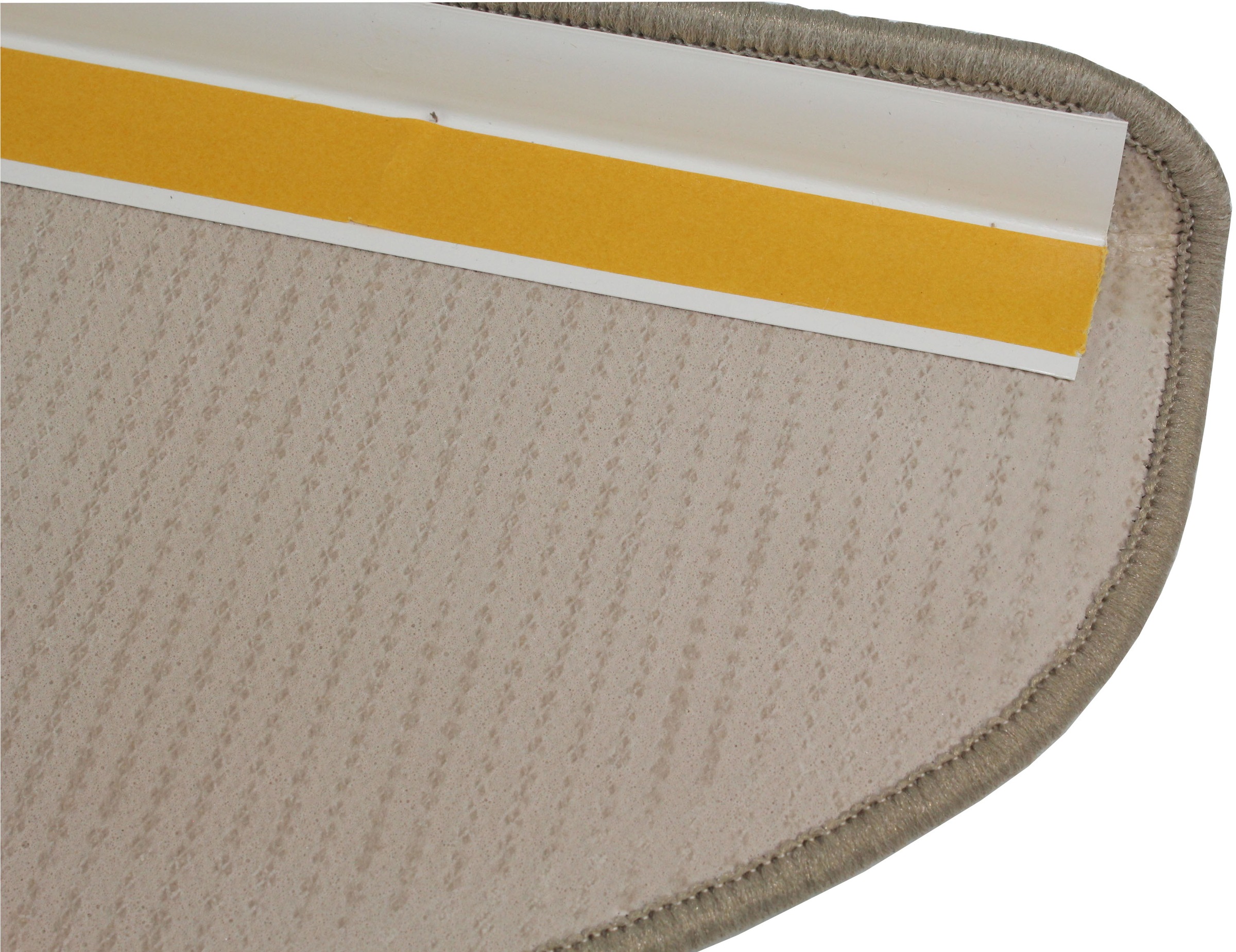 Dekowe Stufenmatte »Mara S2« halbrund 5 mm Höhe 100% Sisal, große Farbauswahl, selbstklebend, auch als Set 15 Stück