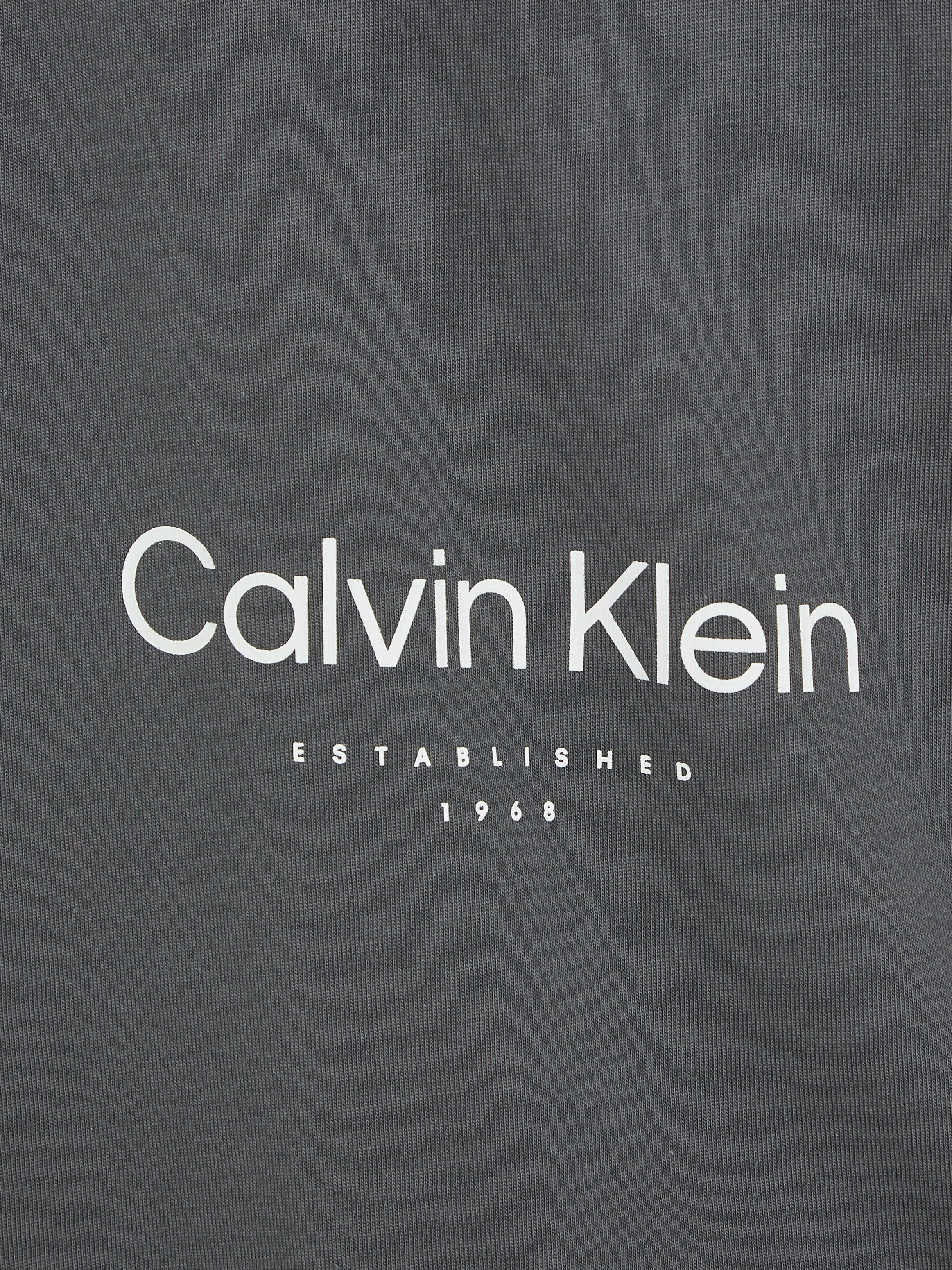 Calvin Klein Big&Tall T-Shirt »BT_OFF PLACEMENT LOGO T-SHIRT«, in großen Größen mit Markenlabel