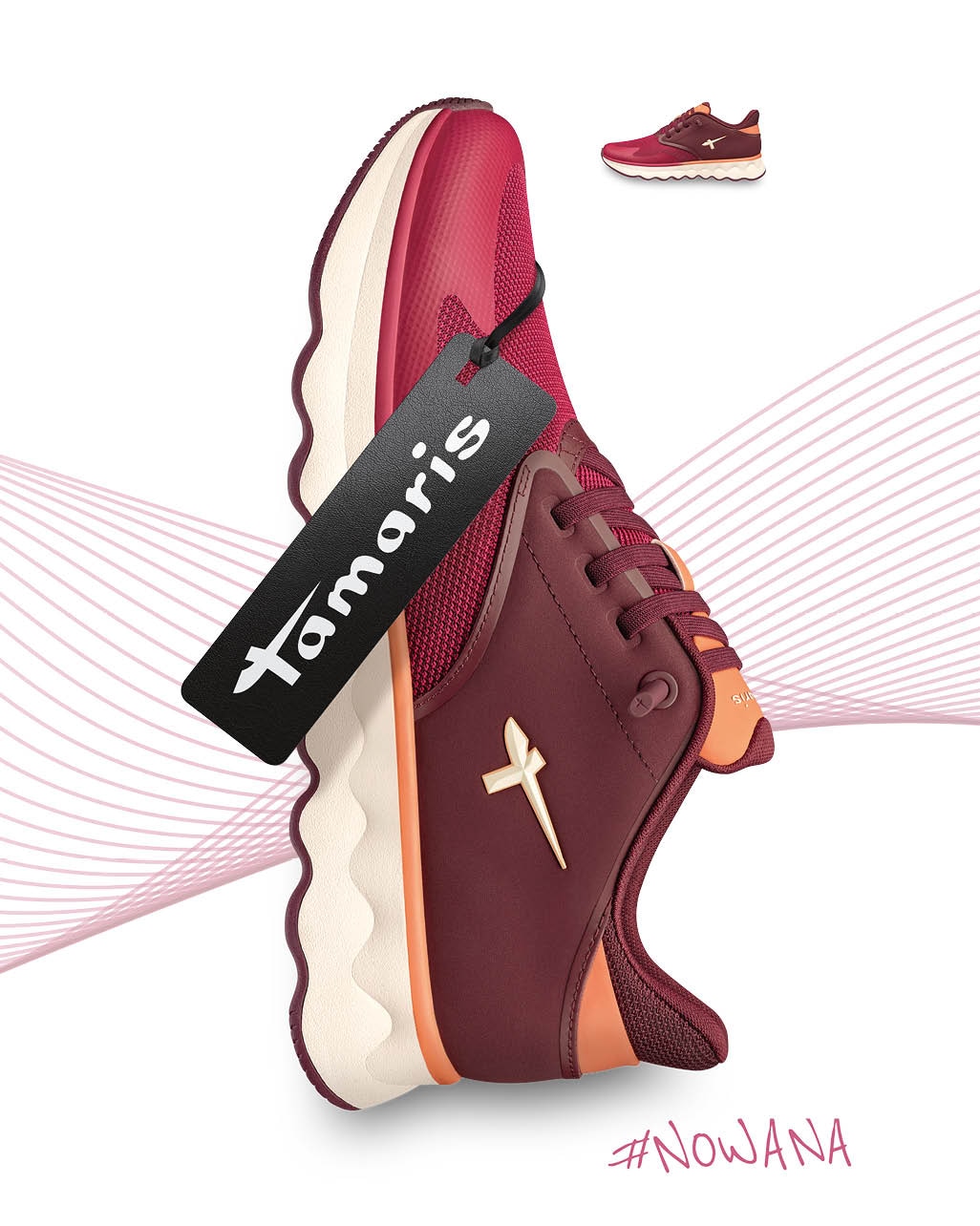 Tamaris Slip-On Sneaker »Nowana«  Freizeitschuh, Halbschuh, Slipper mit Ortholite-Ausstattung