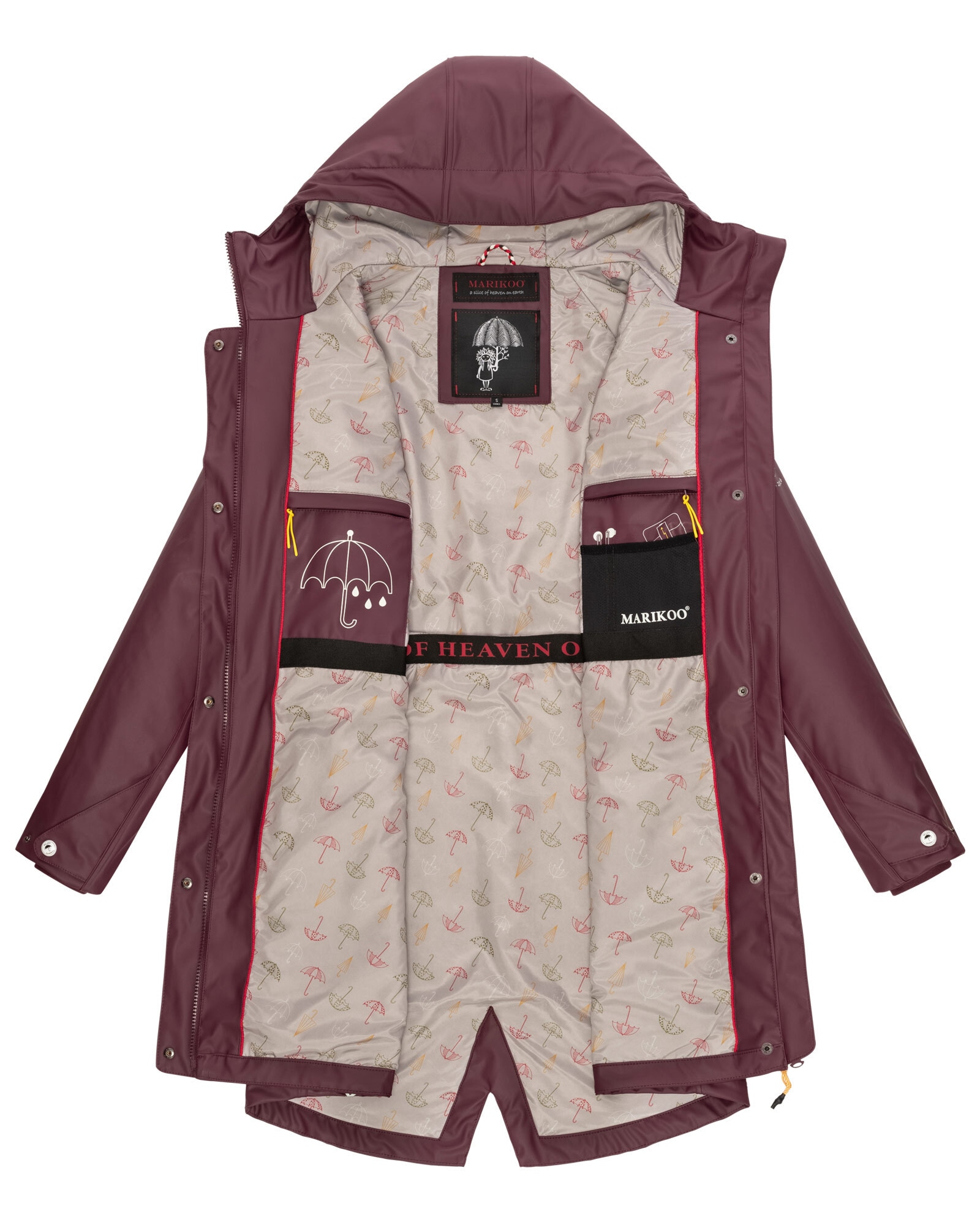 Marikoo Outdoorjacke »Marikoo Dancing Umbrella Damen Jacke B924«