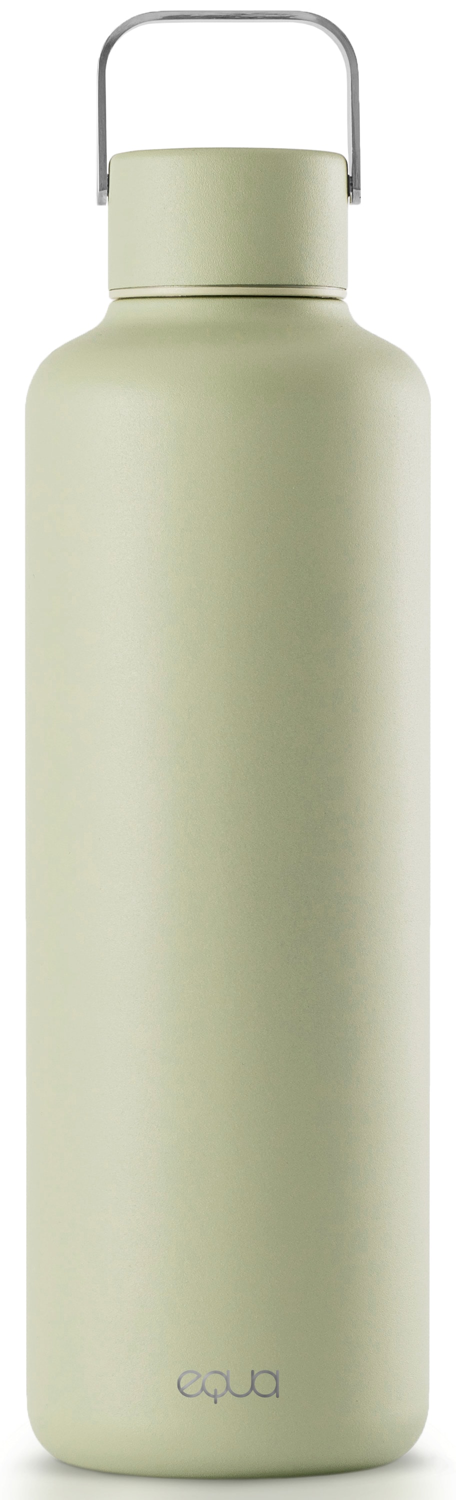 equa Trinkflasche »Timeless Off Matcha«, Leichtgewicht aus Edelstahl, Tragegriff