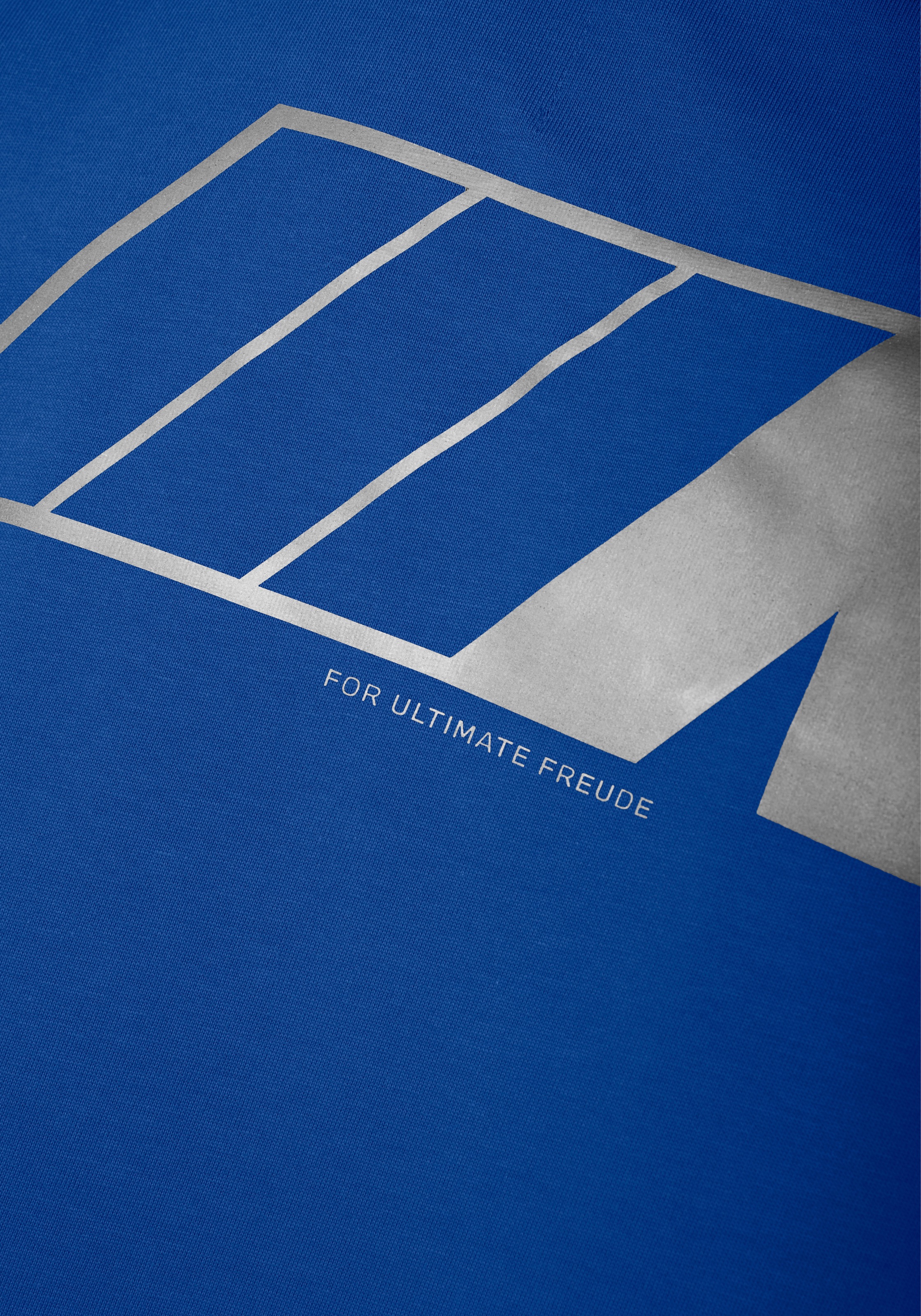 BMW T-Shirt mit Logostickerei auf Brusthöhe