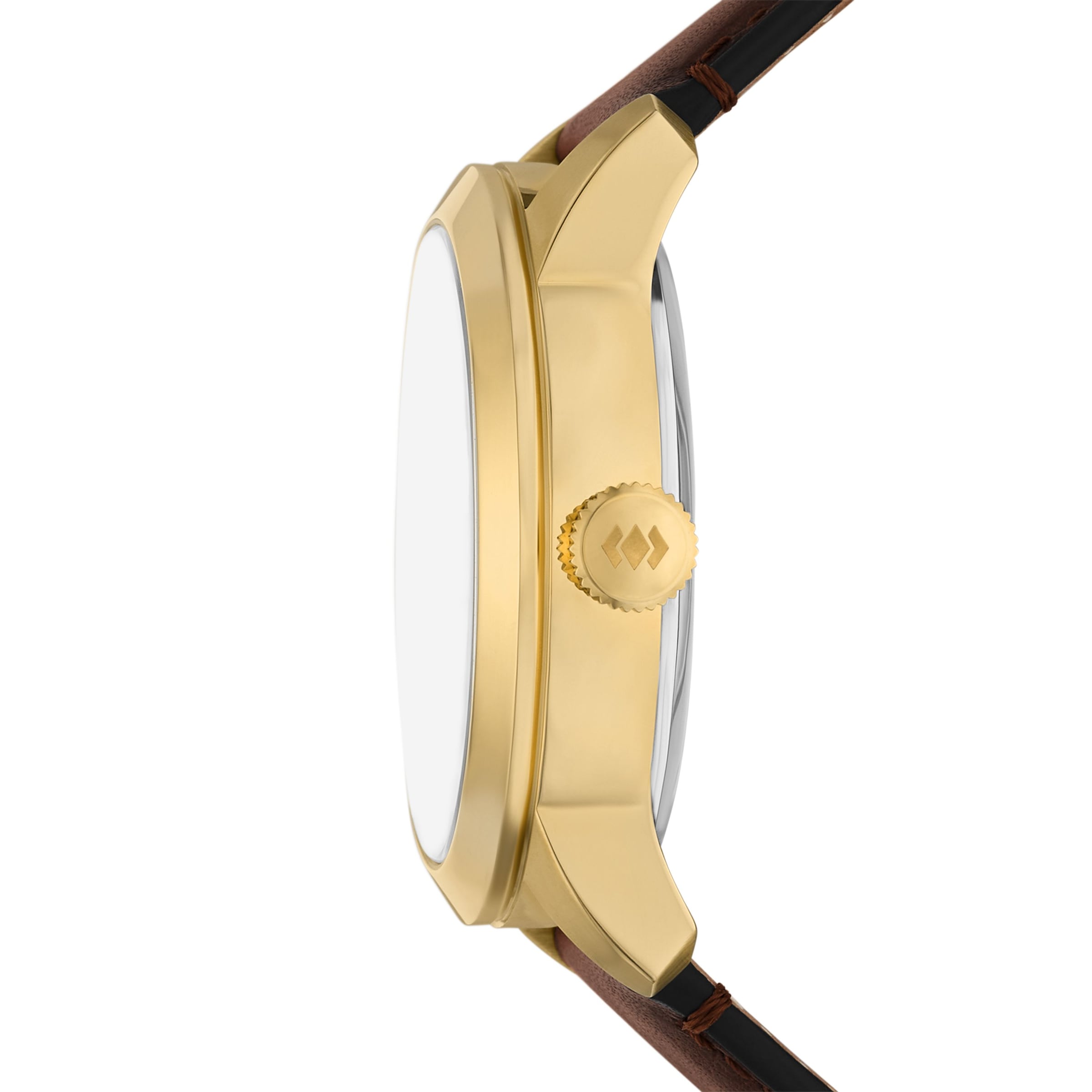 Fossil Quarzuhr »Townsman« Armbanduhr, Lederarmband, digital, analog
