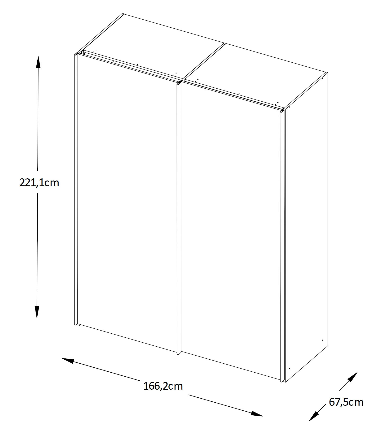 STAUD Schwebetürenschrank »Sinfonie Plus, edles Design in hochwertiger Qualität, Made in Germany« In vier verschiedenen Ausstattungsvarianten