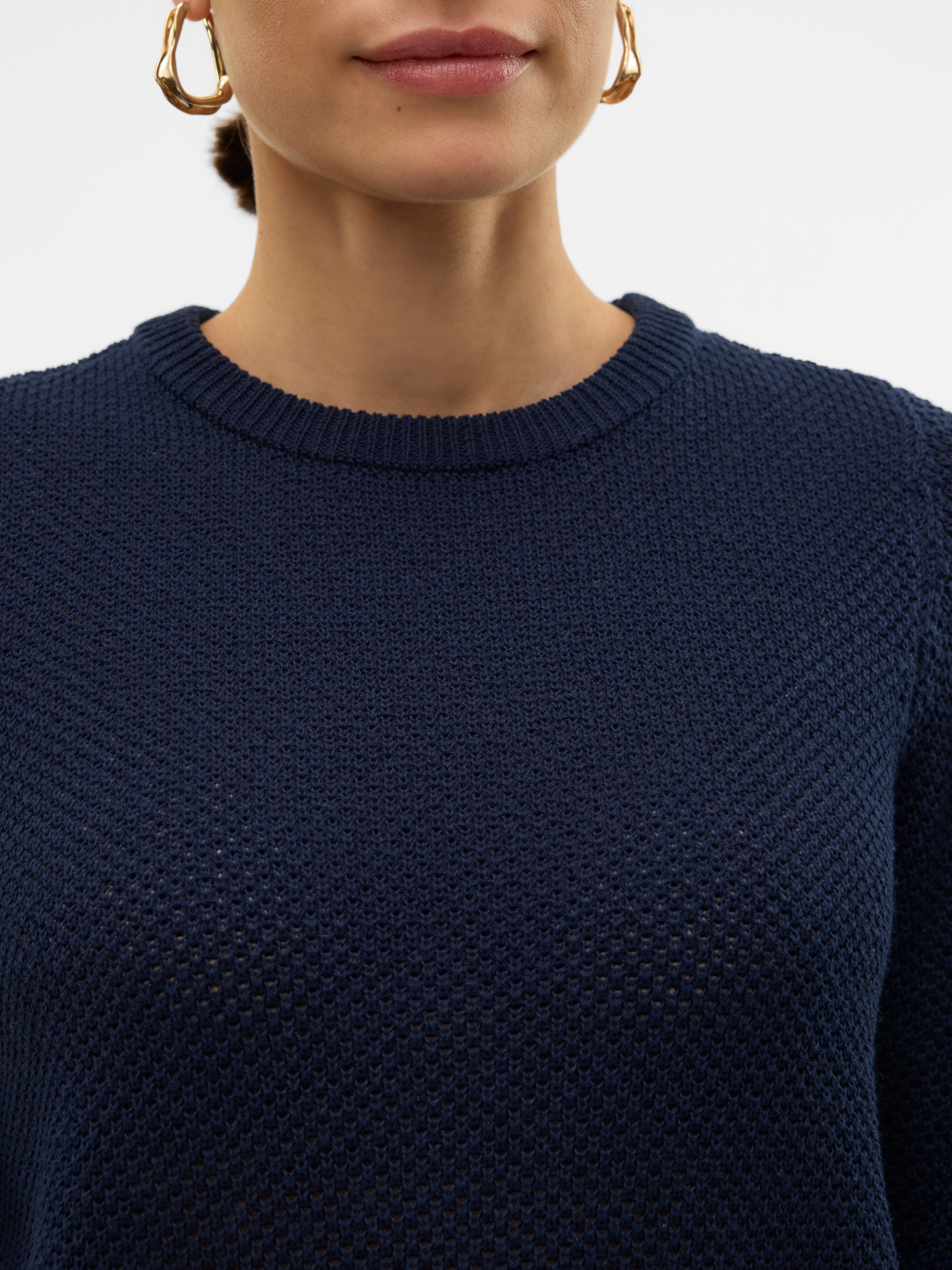 Vero Moda Rundhalspullover »VMAMAZING LS O-NECK PULLOVER BOO«