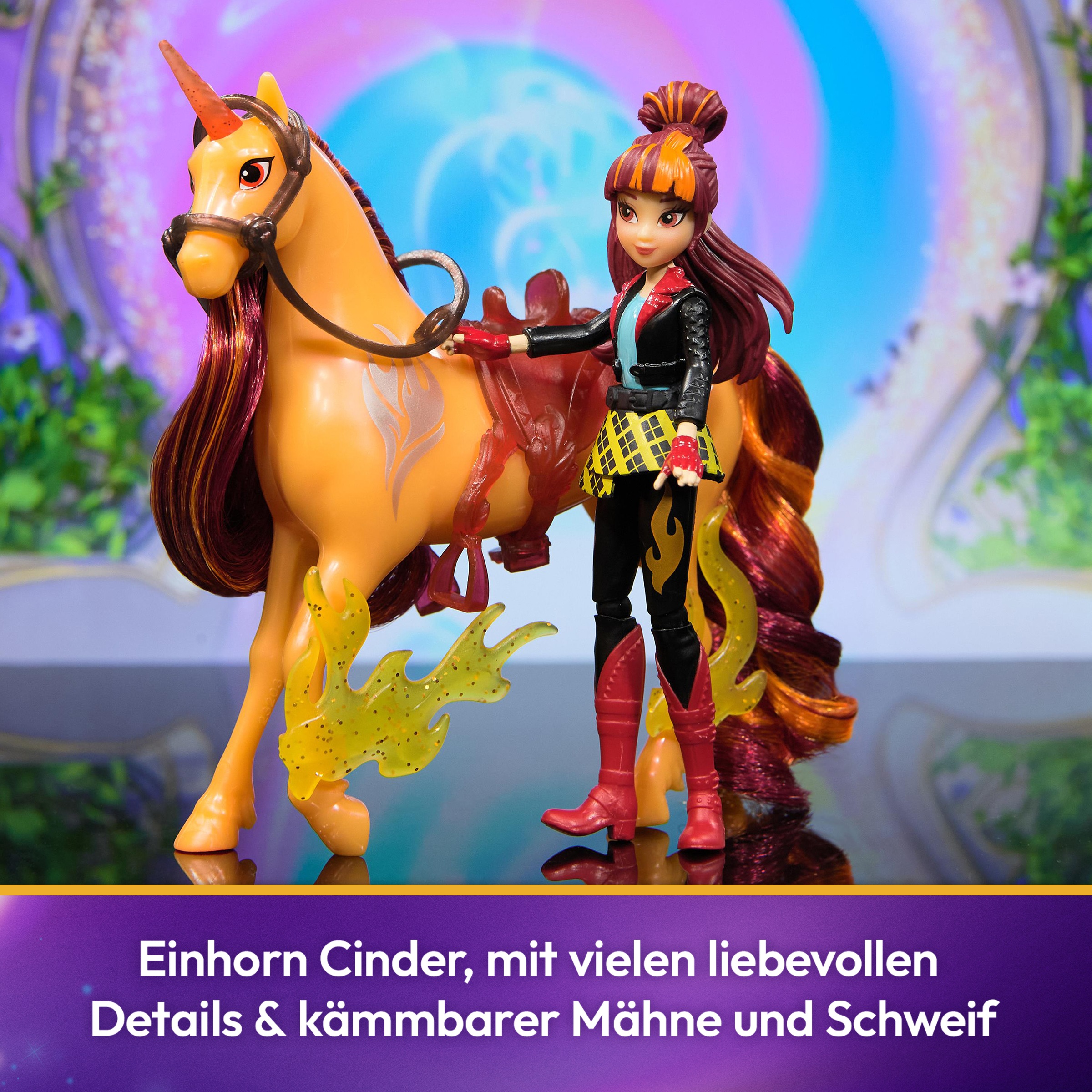 Spin Master Anziehpuppe »Unicorn Academy - Valentina und Einhorn Cinder Set«