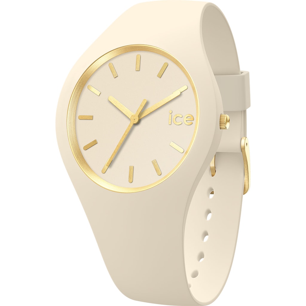 ice-watch Quarzuhr »ICE glam brushed - Almond - Small - 3H, 19528«