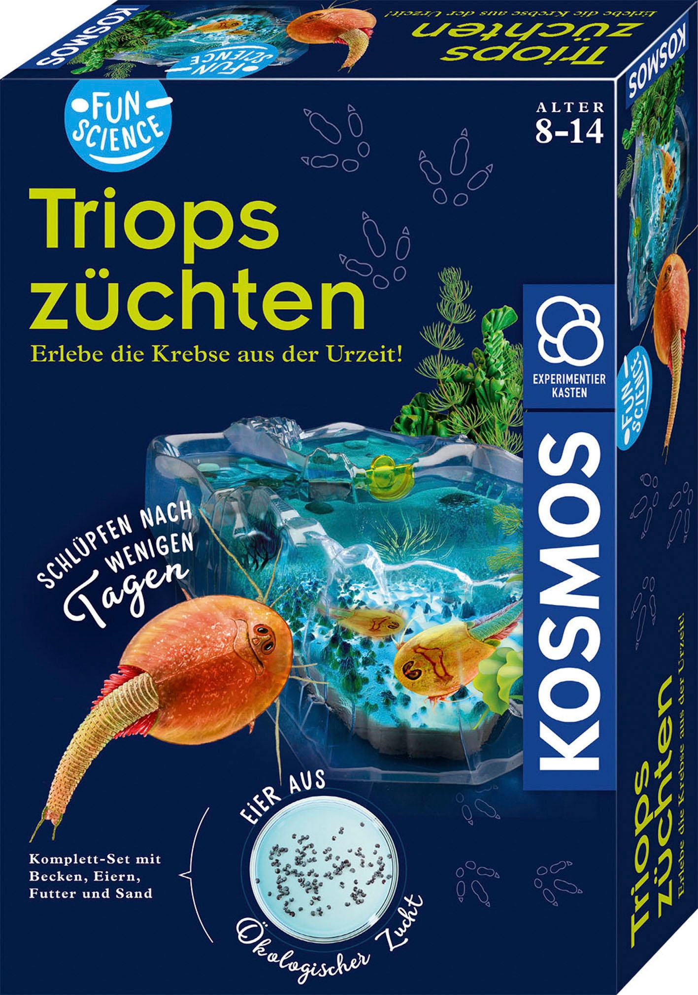 Experimentierkasten »Fun Science Triops züchten«, Made in Germany