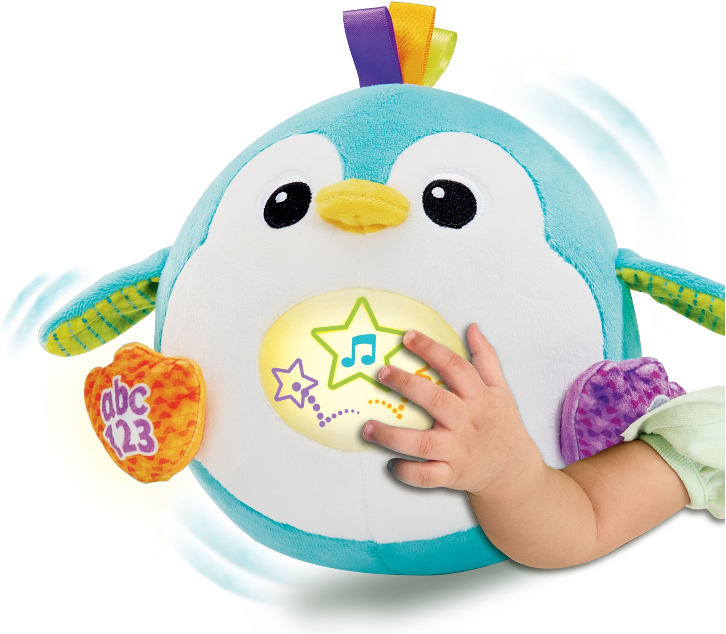Vtech® Plüschfigur »Vtech Baby, Hüpfspaß-Pinguin« mit Aufnahmefunktion