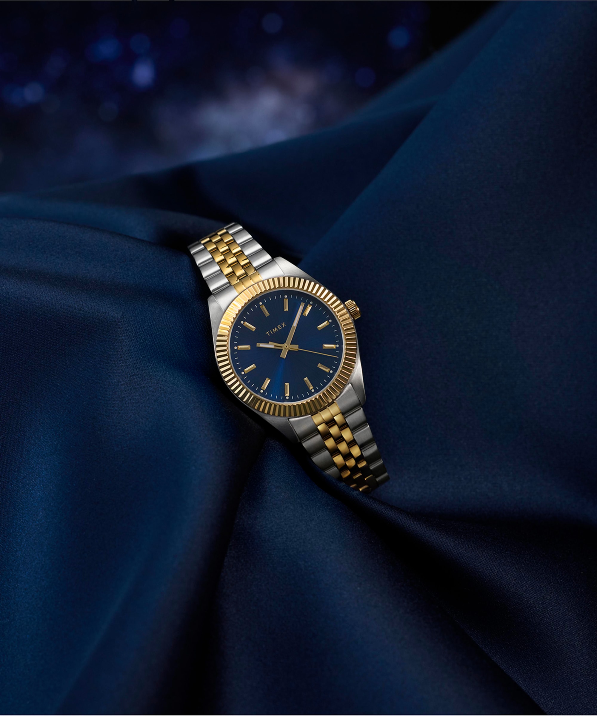 Timex Quarzuhr »LEGACY« Armbanduhr, Damenuhr, Edelstahlarmband, Leuchtzeiger