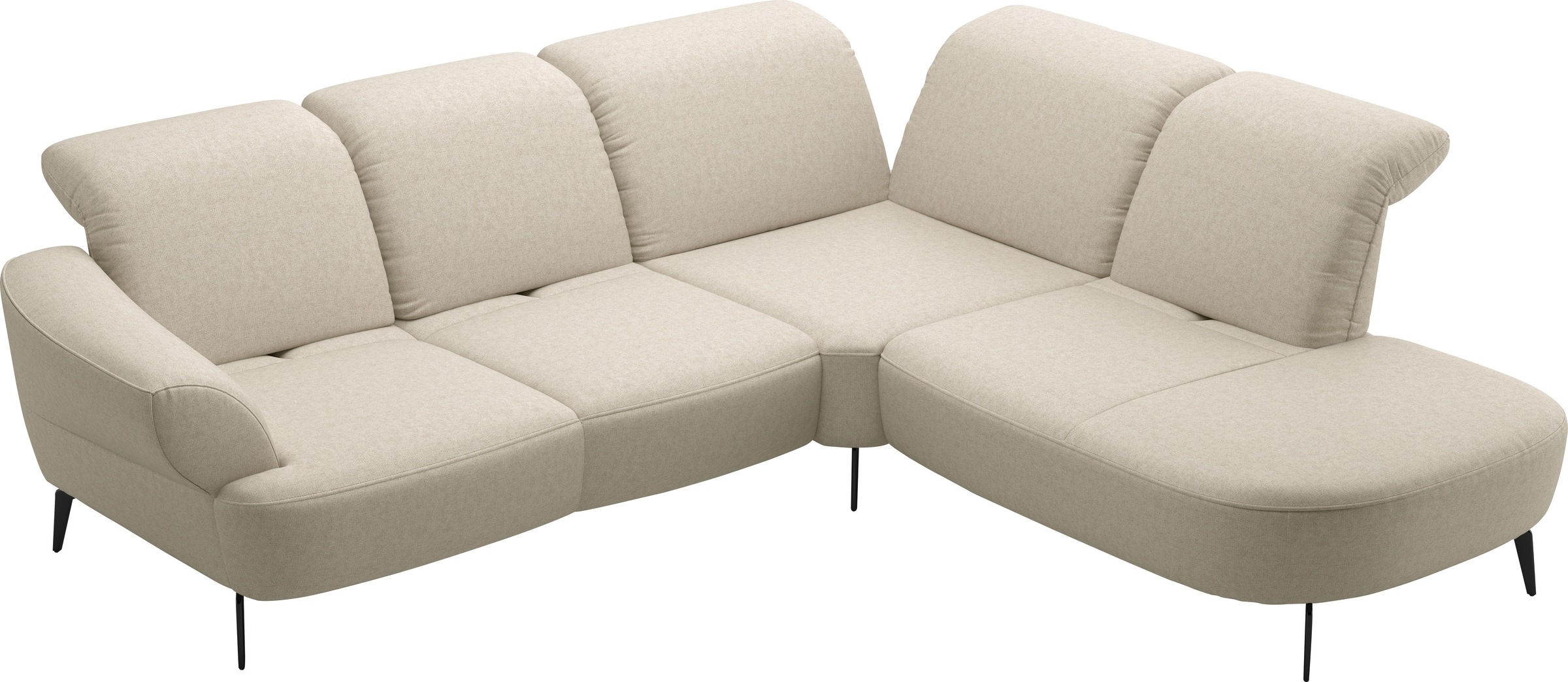 sit&more Ecksofa »Dance«, inkl.System Click&Seat und Sitztiefenverstellung