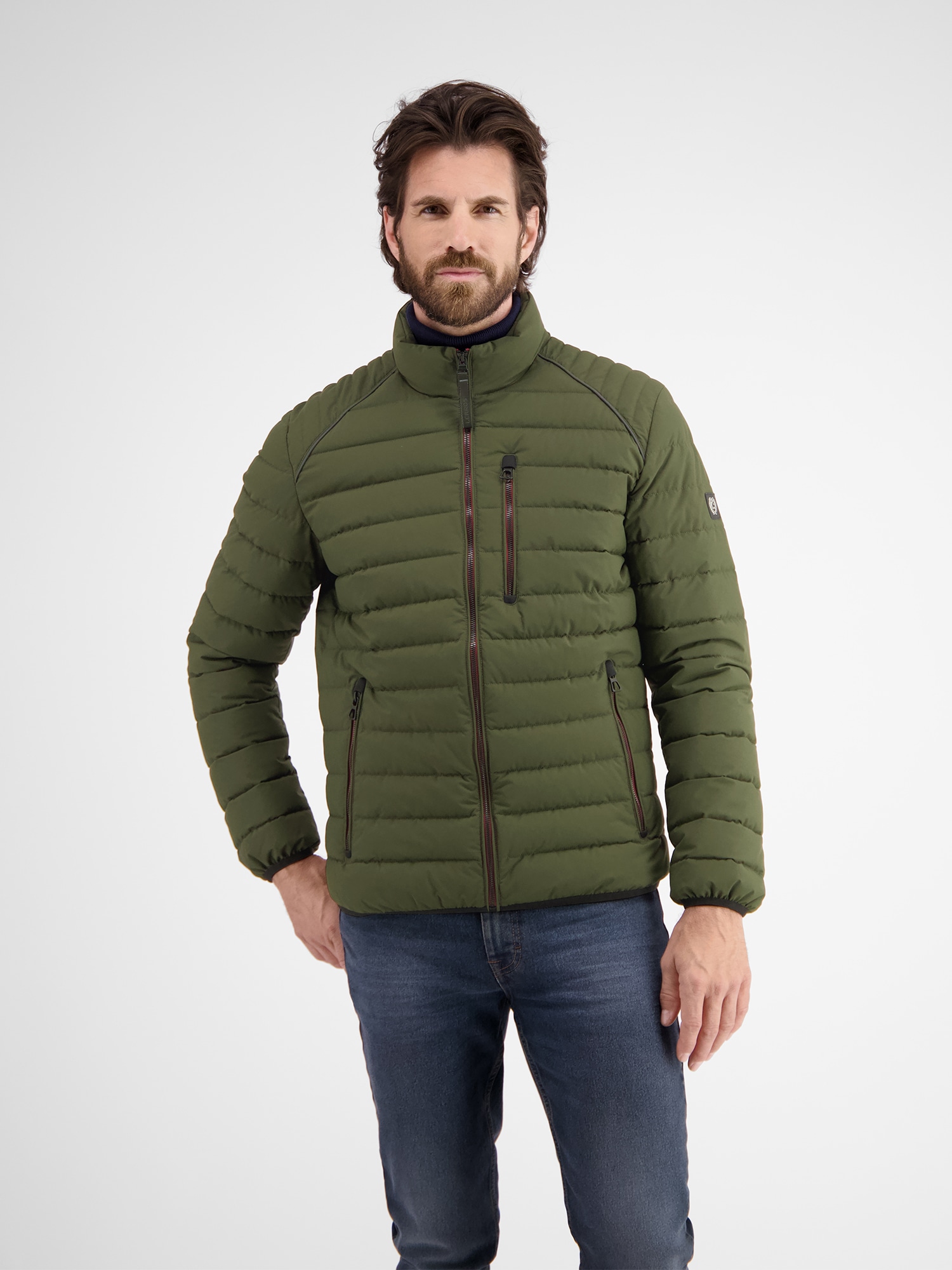 LERROS Steppjacke »LERROS Leichte Herren Funktions-Steppjacke«, ohne Kapuze, Wasser- und windabweisend