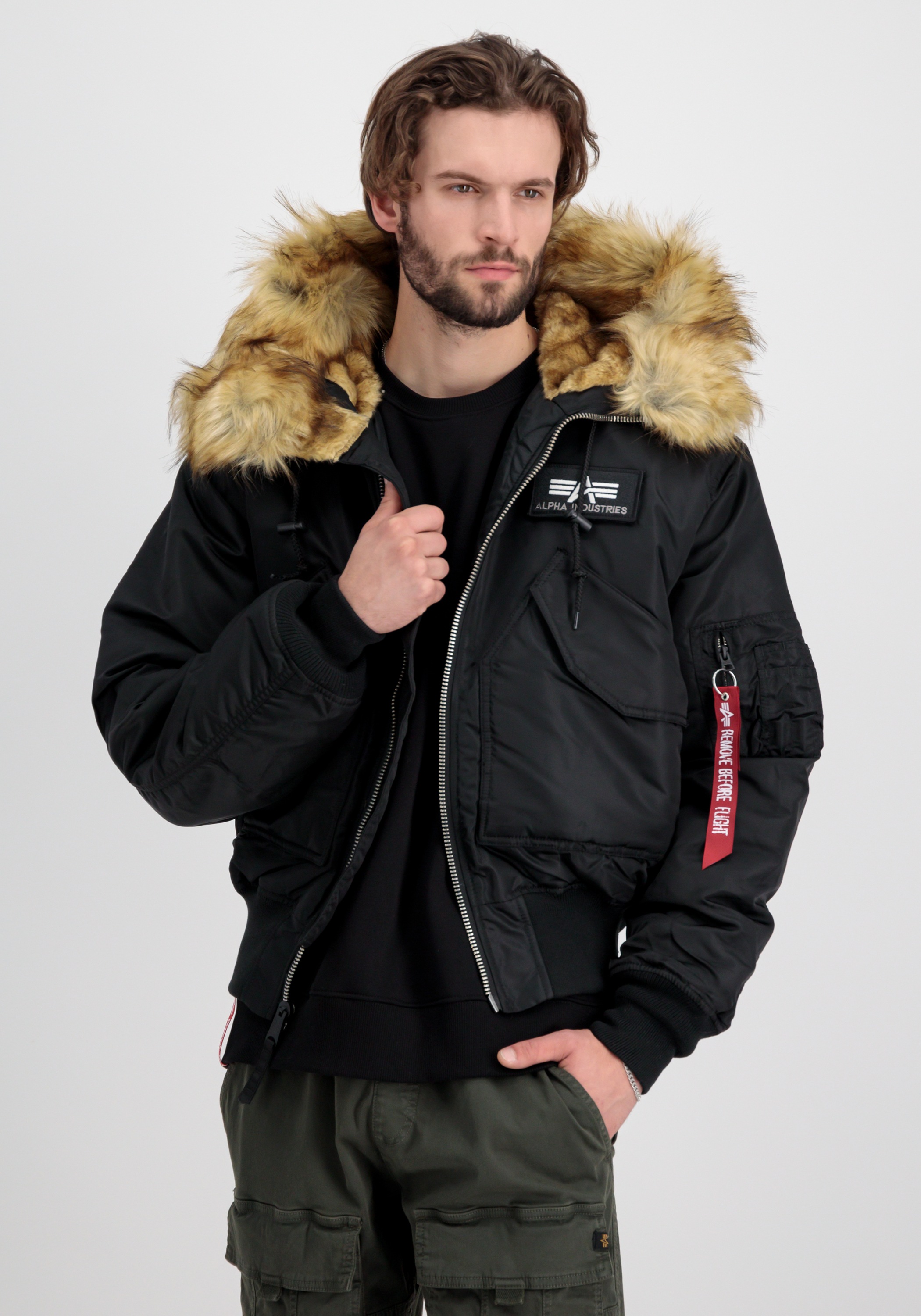 Alpha Industries Winterjacke »Alpha Industries Men - Bomber Jackets 45/P Hooded Custom«