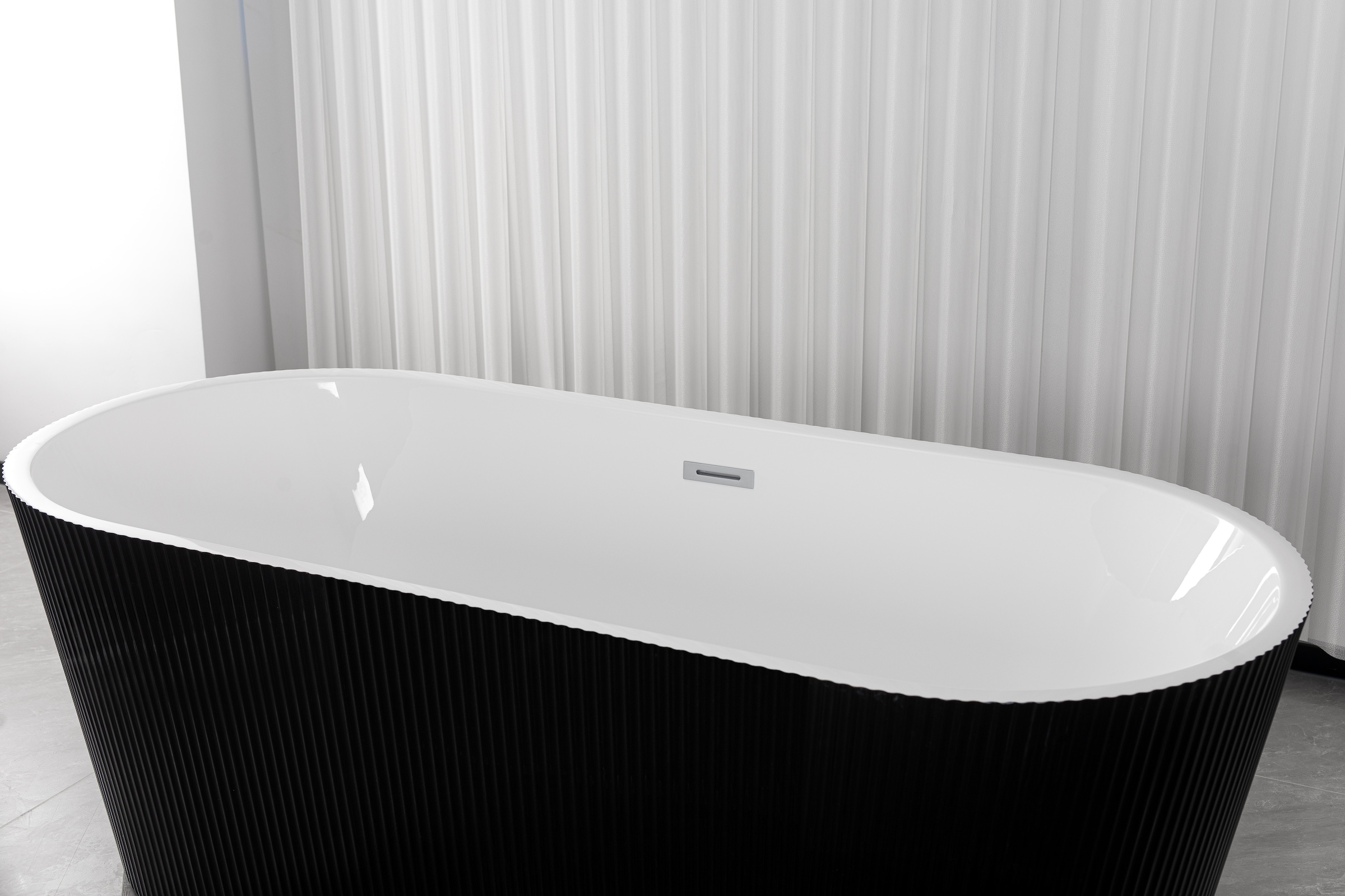 Sanotechnik Badewanne »RENO« Höhe 58 cm Vorrichtung für Ablaufschlauch | Überlauf 170x75x58cm, aus Acryl