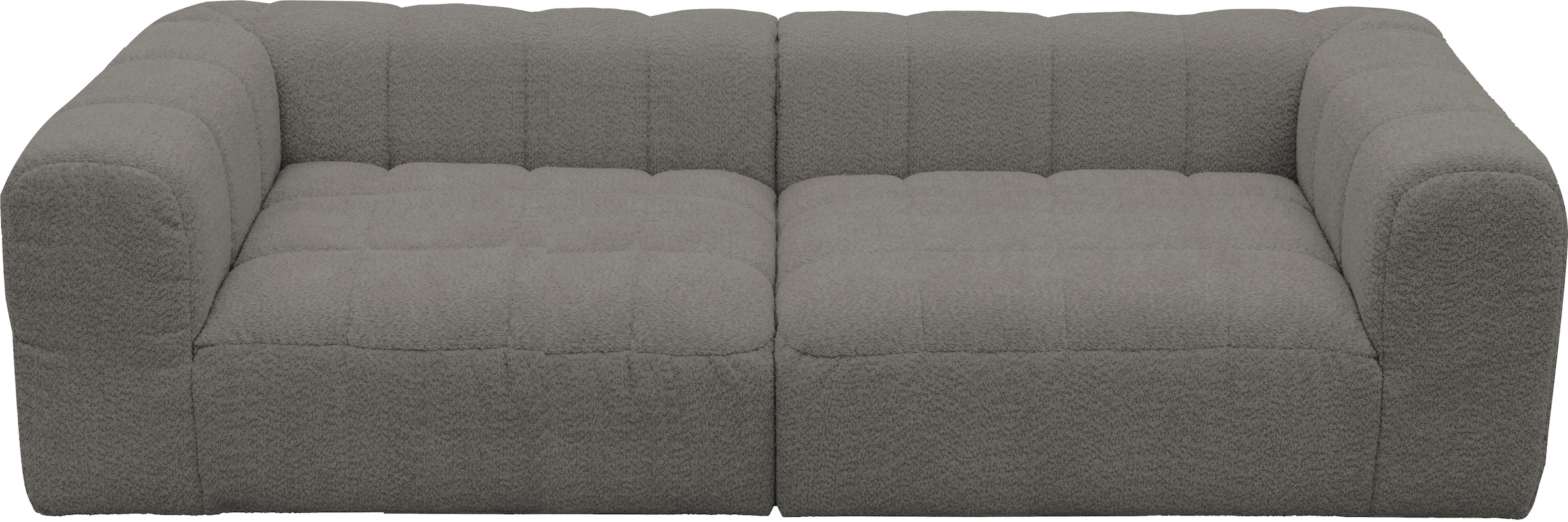 DOMO collection Big-Sofa »800019 Megasofa in 2 Breiten, Kassettensteppung, modern, Federkern«, (2 St.), Bigsofa mit Taschenfederkern und Kassettensteppung