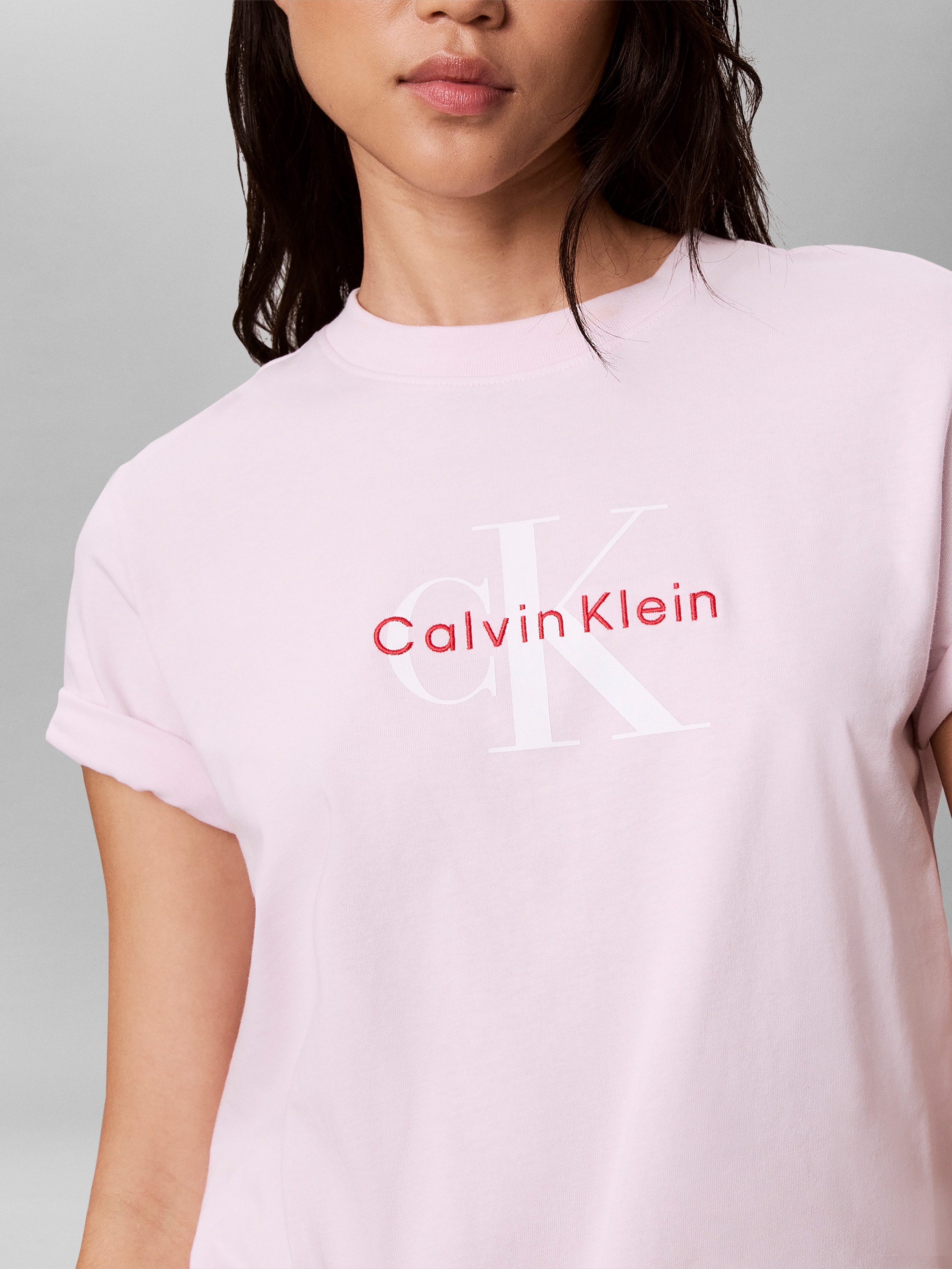 Calvin Klein Jeans T-Shirt »HERO SS CLASSIC MONOLOGO CNECK T« , Logoschriftzug