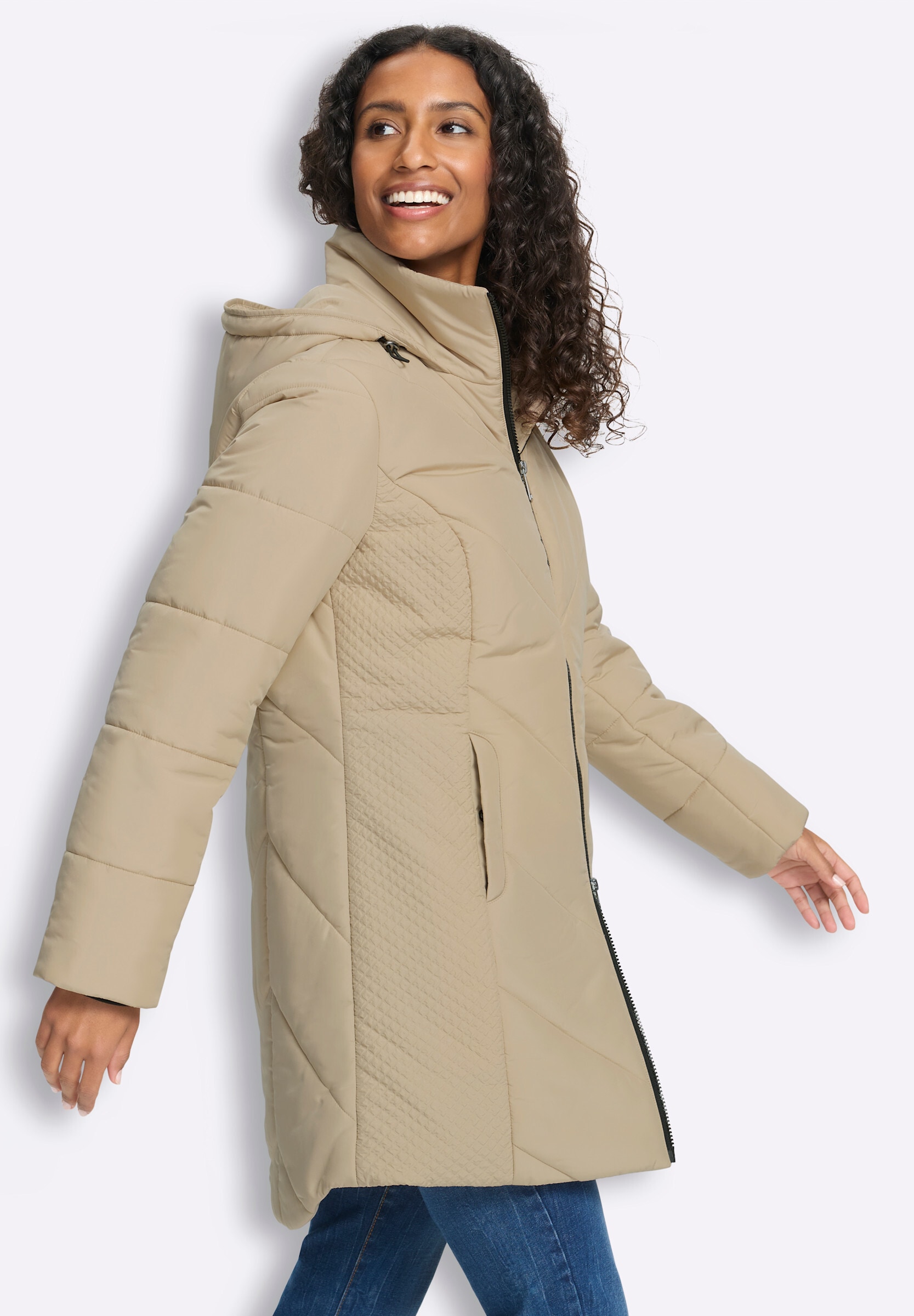 heine Steppjacke »Steppjacke Steppjacke« mit Kapuze