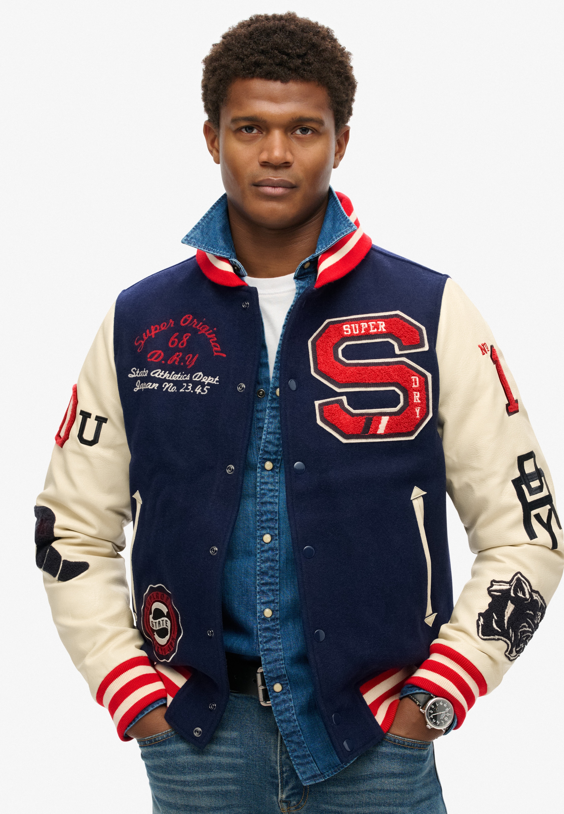 Superdry Parka »COLLEGE VARSITY PATCHED BOMBER«