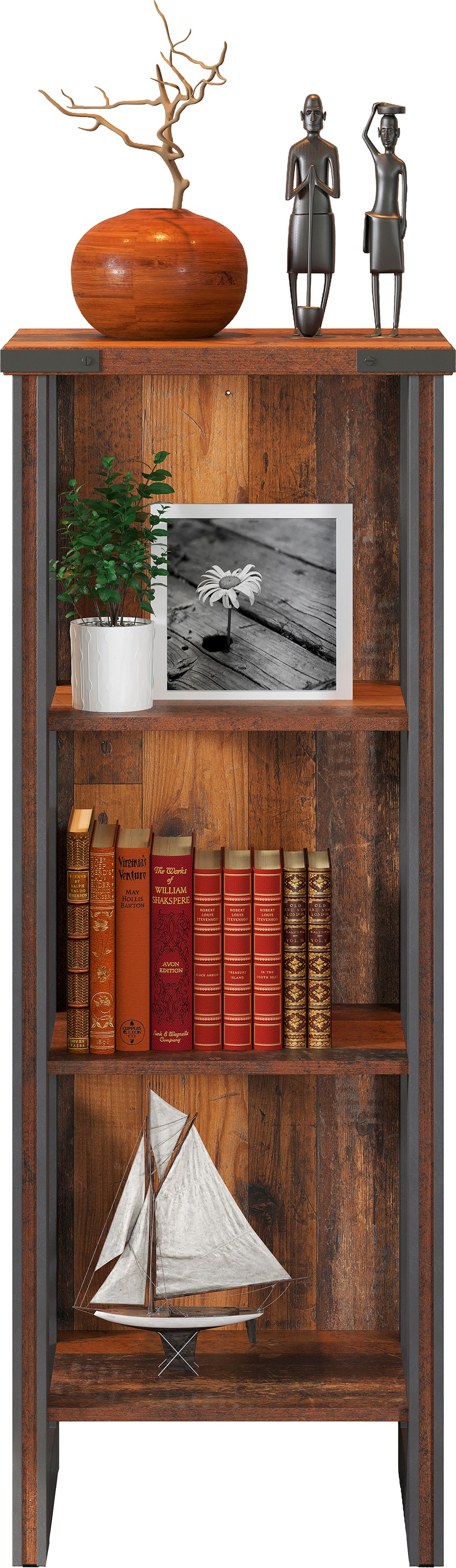 Home affaire Aktenregal »Bristol«, modernes Design, Bücherregal, Maße (B/T/H) 50/35/36 cm