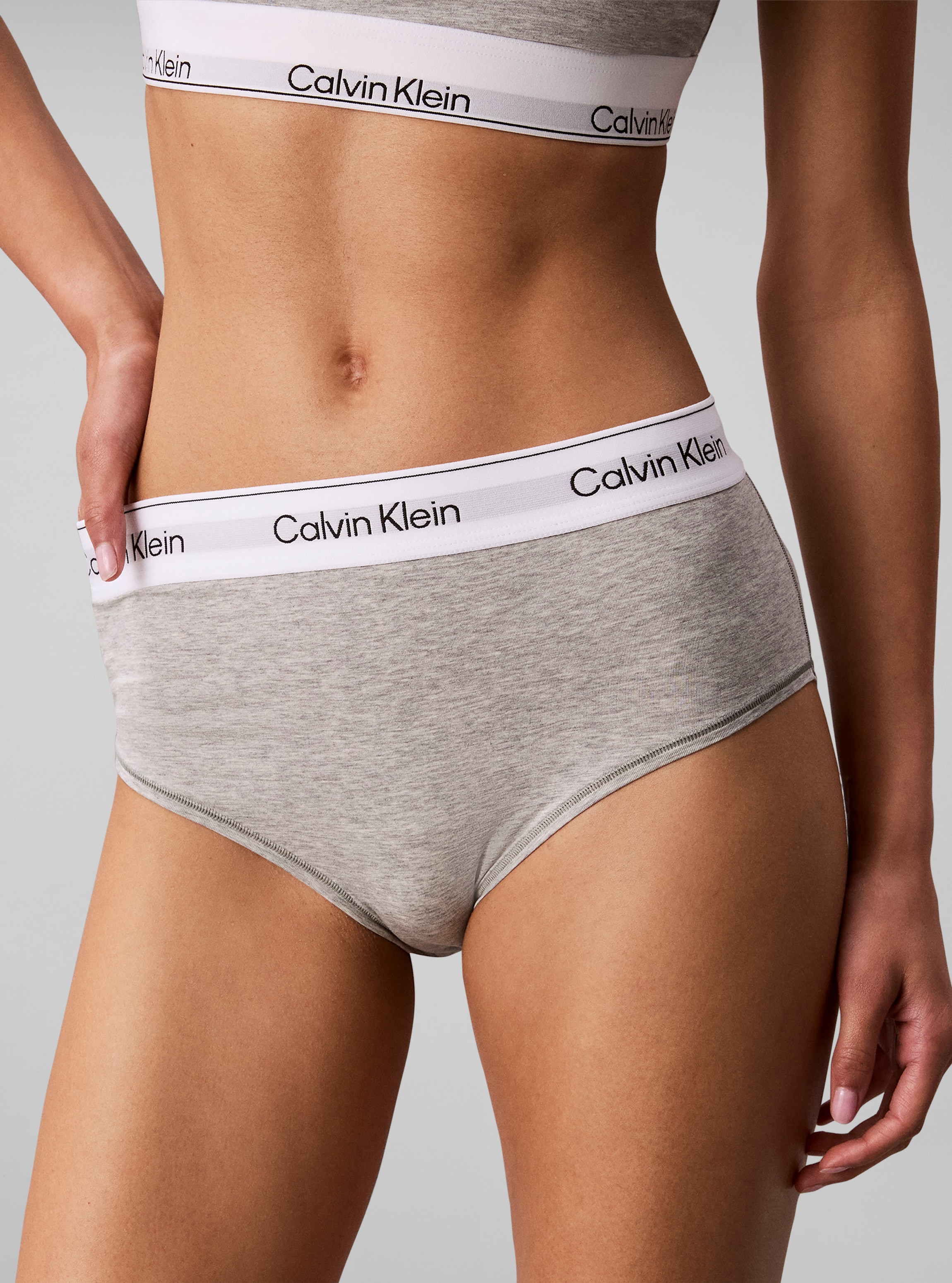 Calvin Klein Underwear High-Waist-Hipster »HIGH WAIST HIPSTER« mit elastischem Bund mit Logoschriftzug