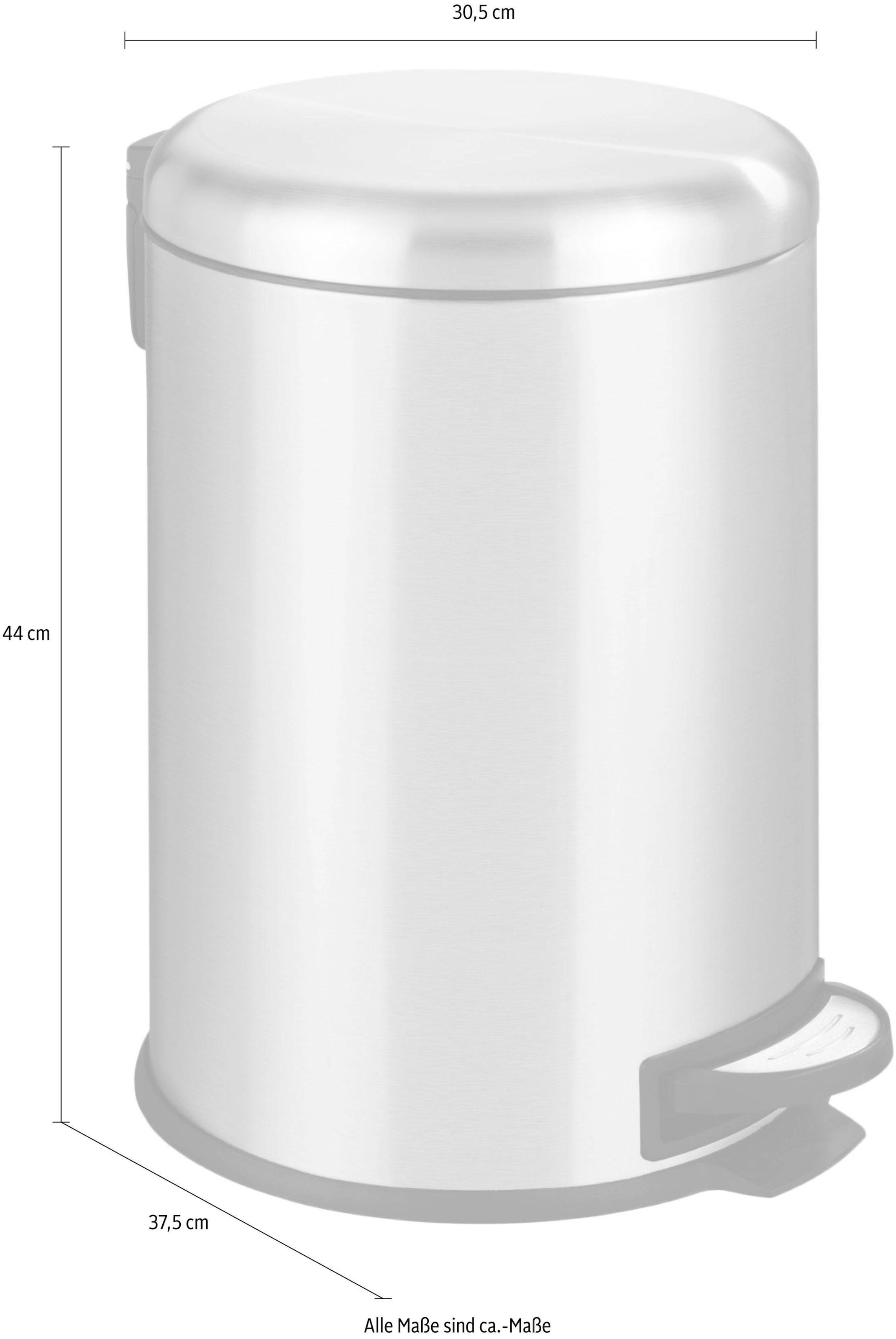WENKO Mülleimer »Leman«, 20 Liter Fassungsvermögen