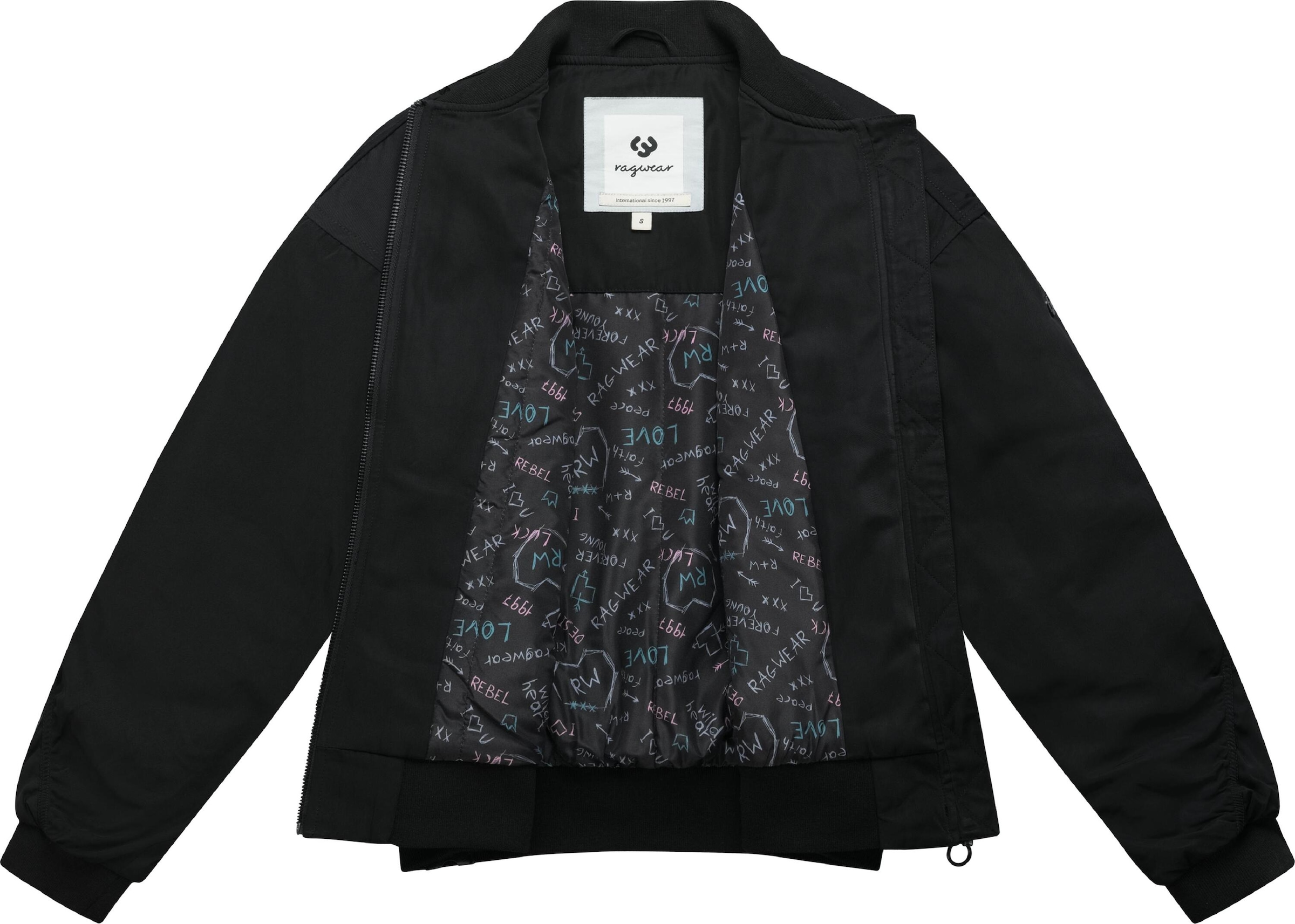 Ragwear Bomberjacke »Bomberjacke Allyra Y« ohne Kapuze Sportive Damen Jacke im Blouson-Stil
