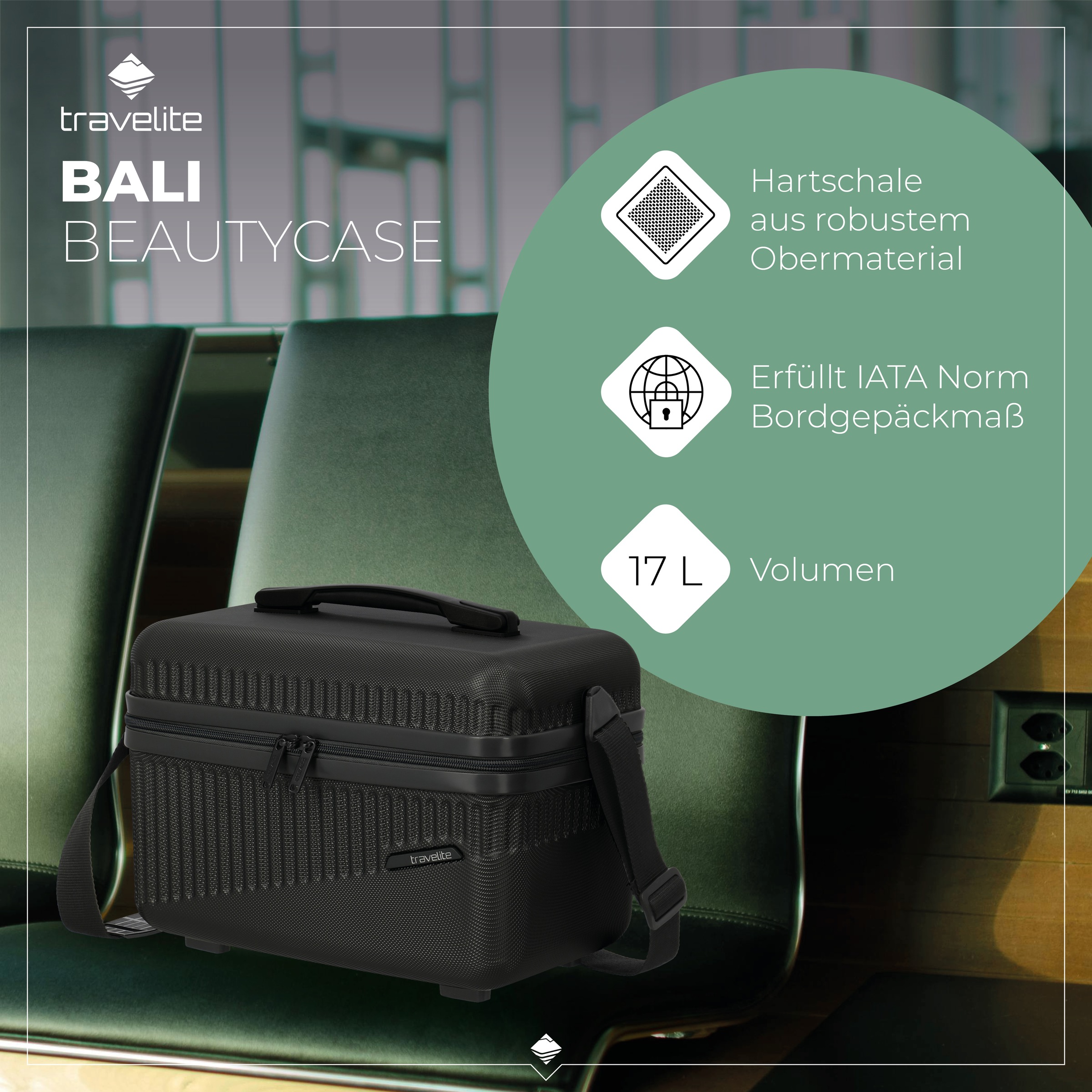 travelite Beautycase »BALI Kosmetikkoffer« mit Aufsteckfunktion und Organizer – ideal für Reise und Alltag