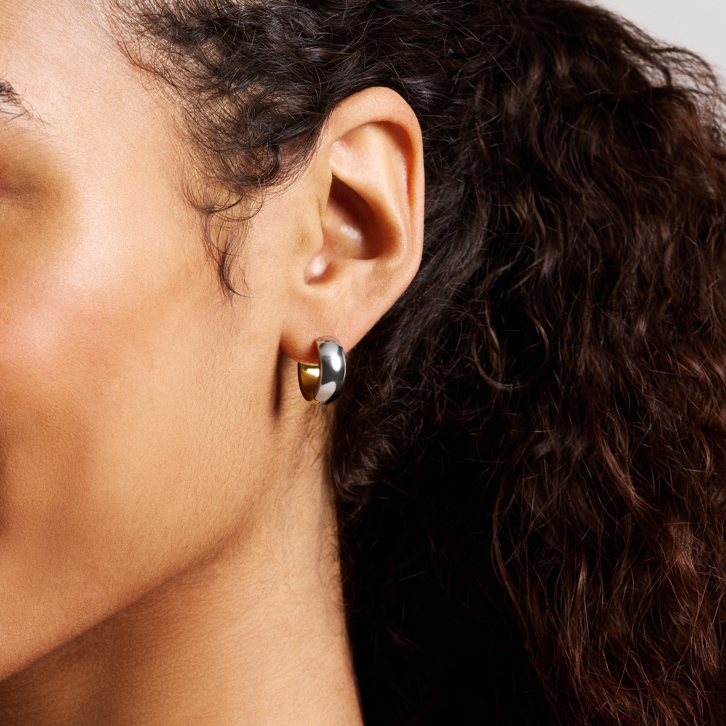 Fossil Paar Creolen »Schmuck Geschenk Edelstahl ELLIS«