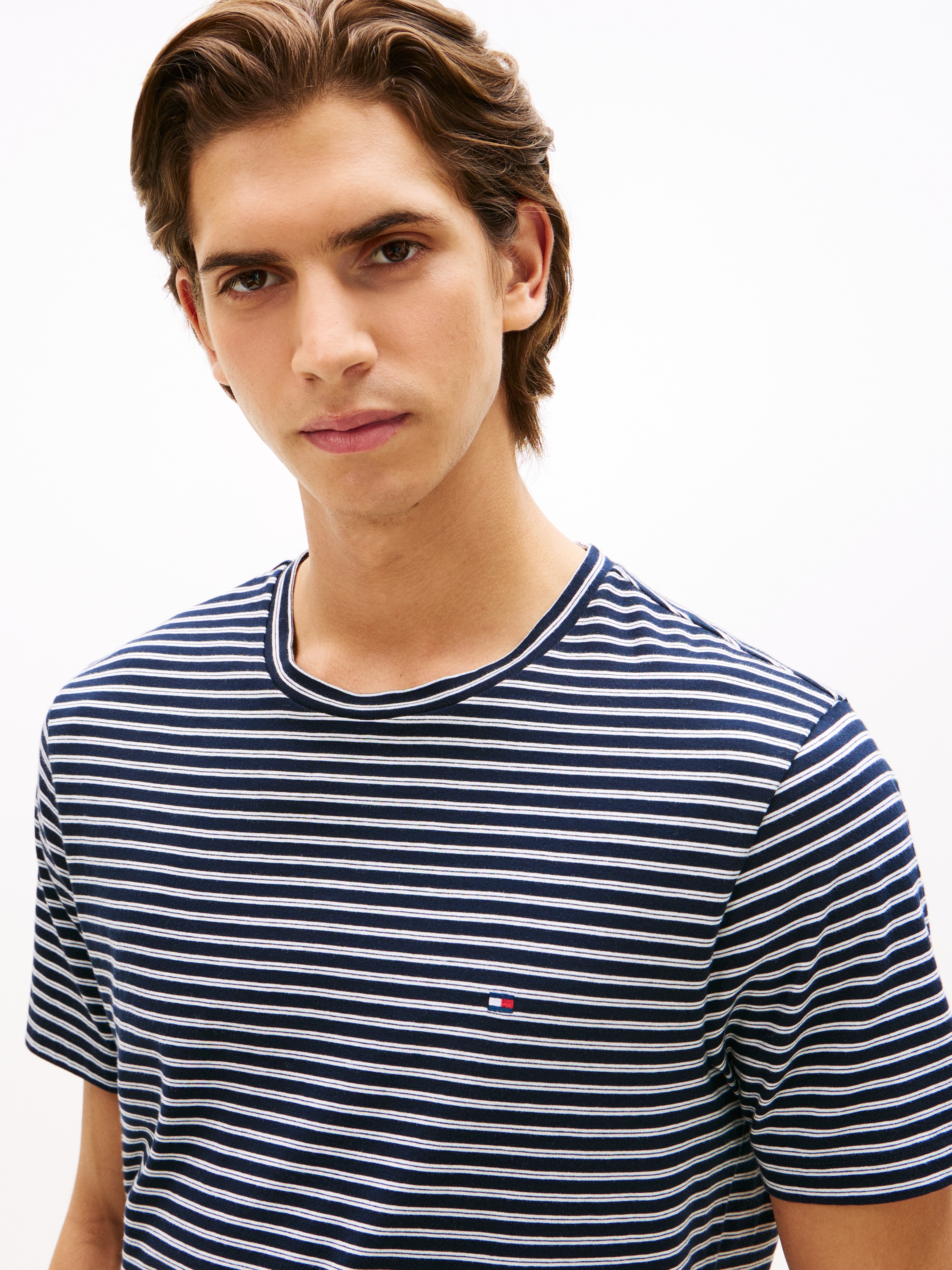 Tommy Hilfiger T-Shirt »SEASONAL STRIPE« Regular fit, gestreift, Rundhals
