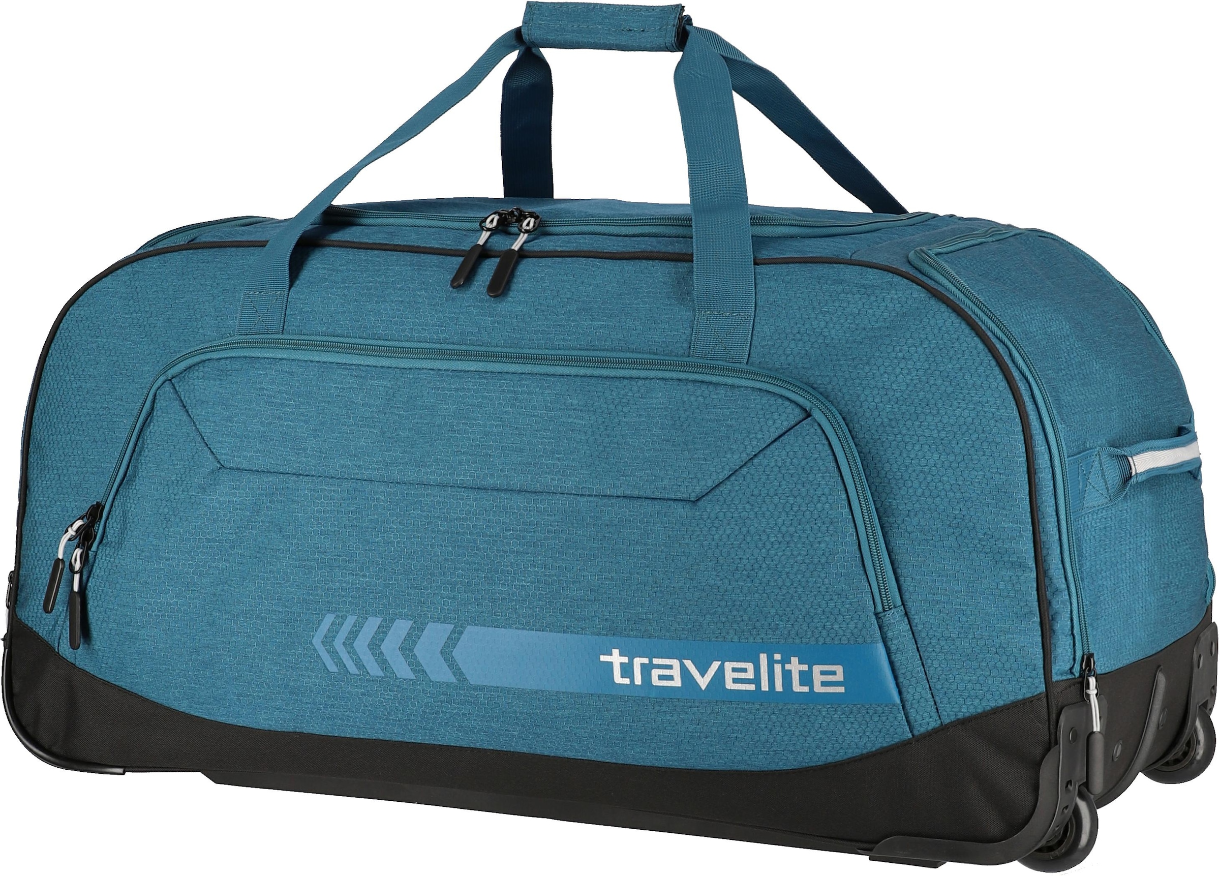 travelite Reisetasche »Kick Off XL, 77 cm«, Duffle Bag Reisegepäck Sporttasche Reisebag mit Trolleyfunktion