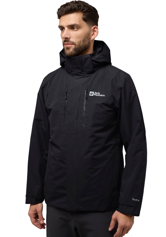 Jack Wolfskin 3-in-1-Funktionsjacke »JASPER 3IN1 JKT M«, mit Kapuze