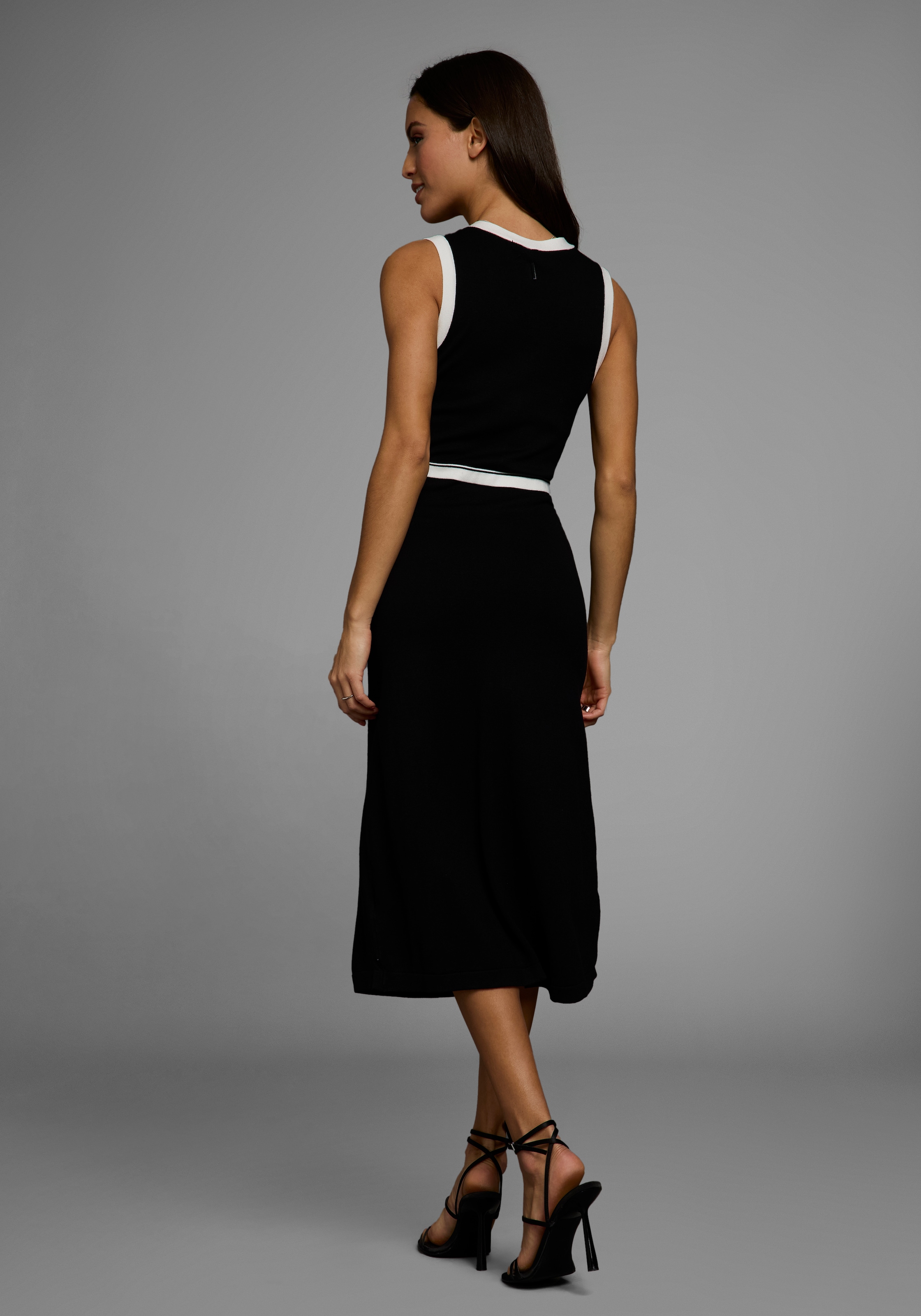 HECHTER PARIS Strickkleid, mit Kontrastdetails