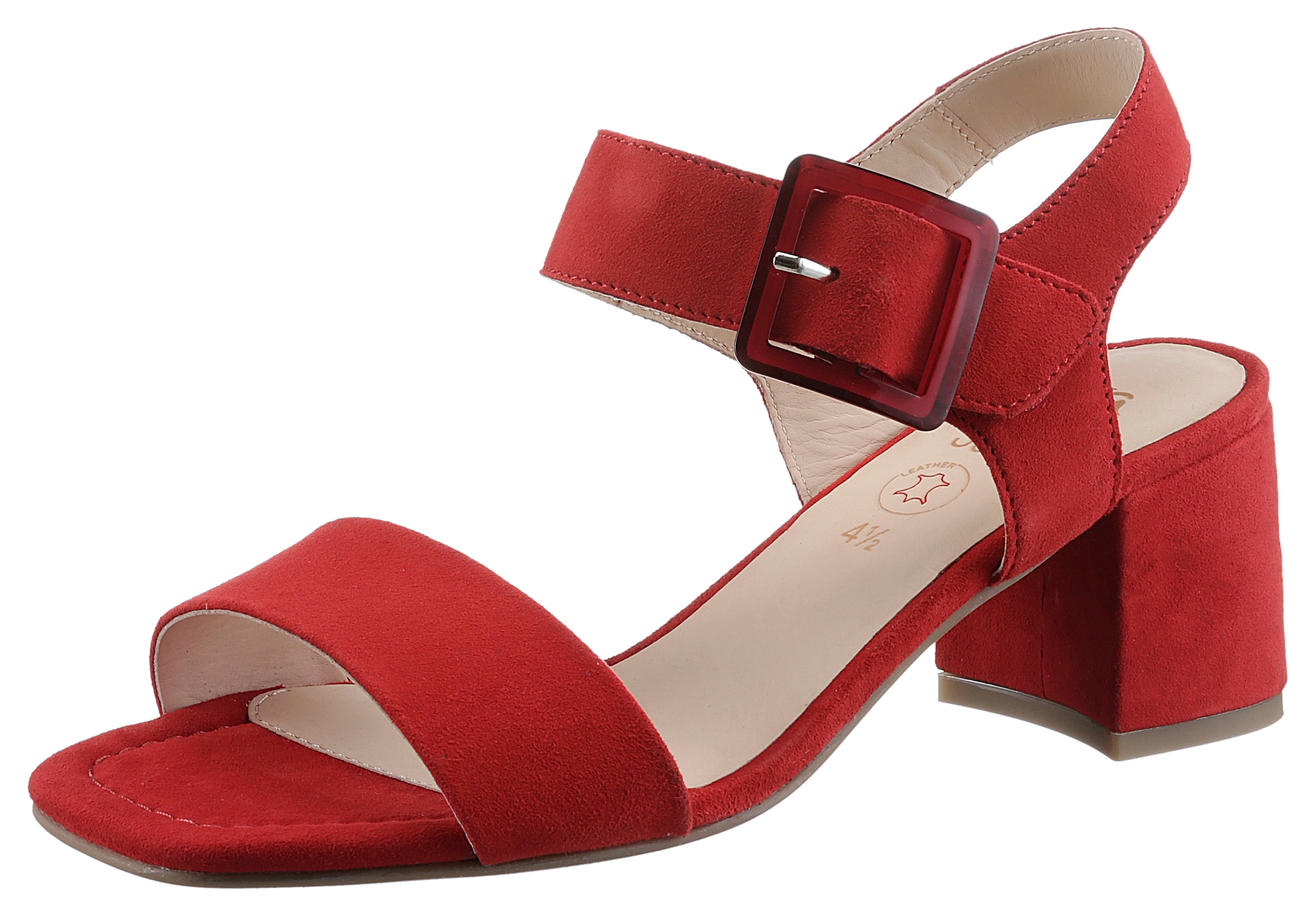 Sandalette »BRIGHTON«, Sommerschuh, Sandale, Blockabsatz, in Bequemweite G (= weit)