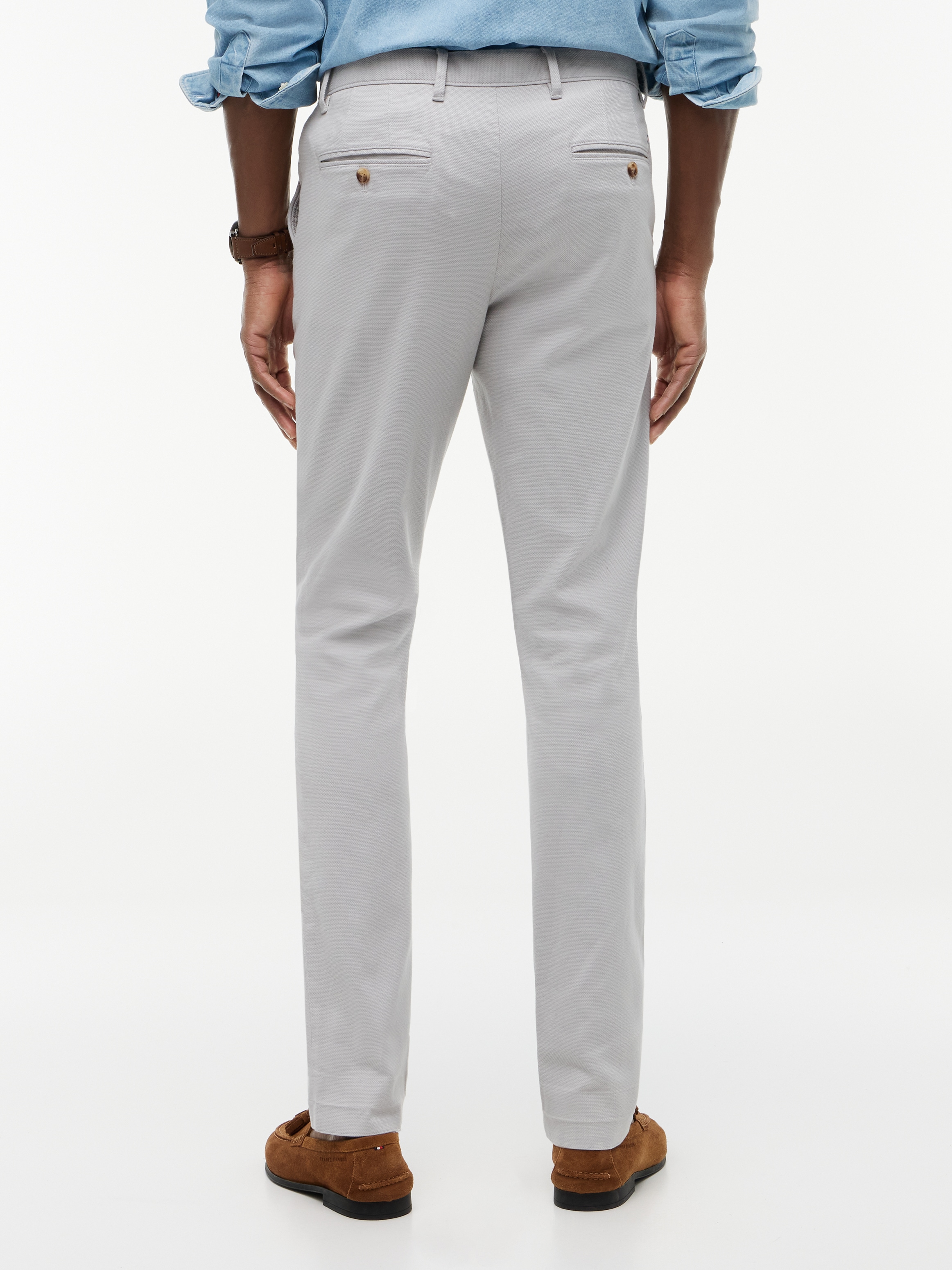 Tommy Hilfiger Chinohose »BLEECKER OPEN STRUCTURE«  aus Stretch-Baumwolle, Slim Fit