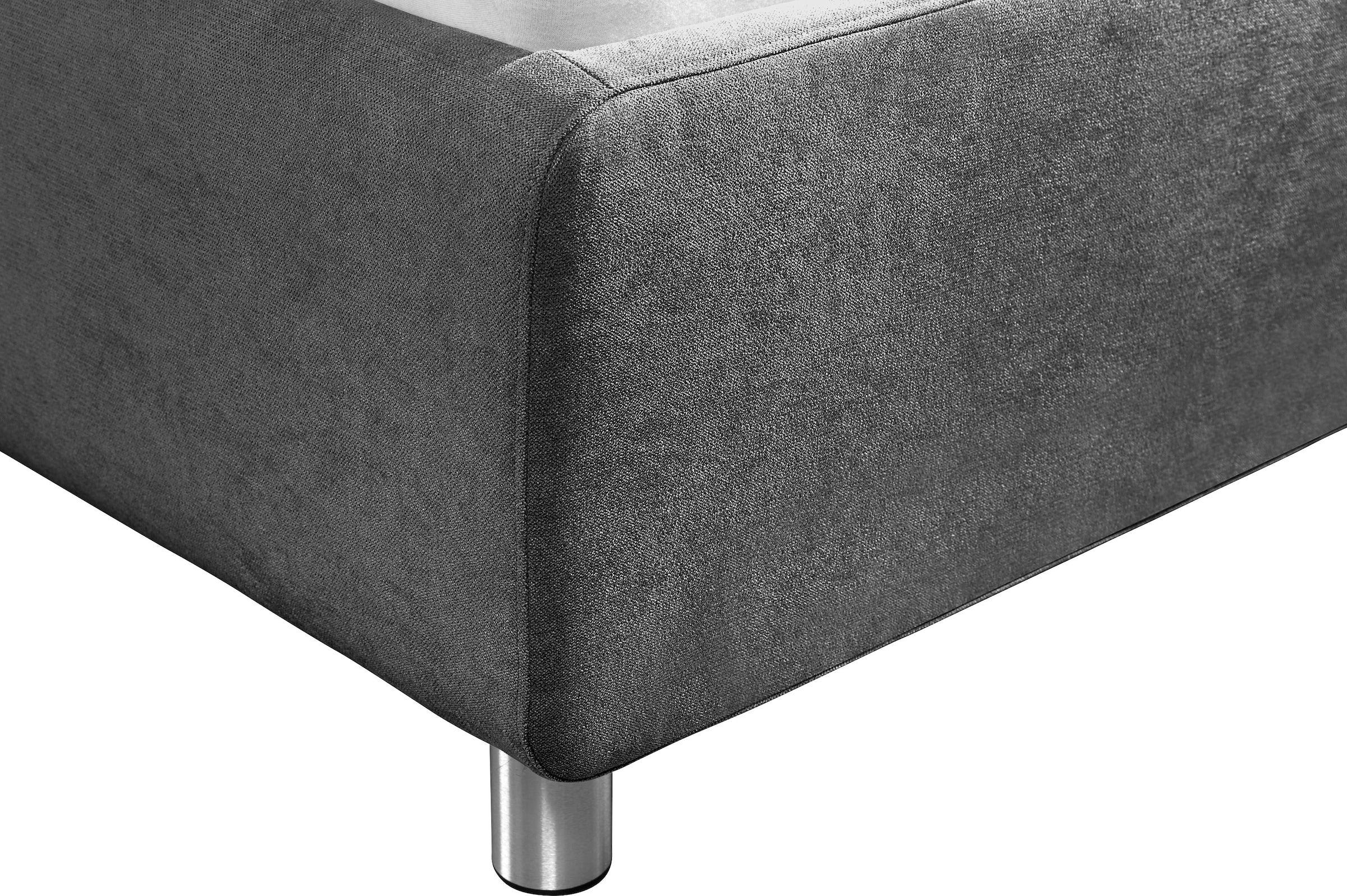 Maintal Polsterbett »Wiesenblick, in Samt &Struktur erhältlich« mit Bettkasten, wahlweise in H2,H3 oder H4