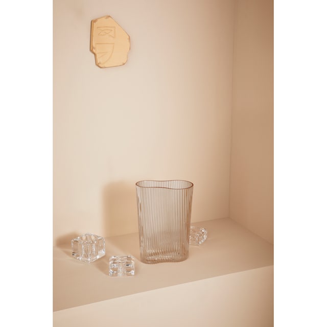 LeGer Home by Lena Gercke Tischvase »Andriana«, (1 St.), Dekovase, aus Glas,  Rillenoptik, Höhe ca. 23 cm bei OTTO | Tischvasen