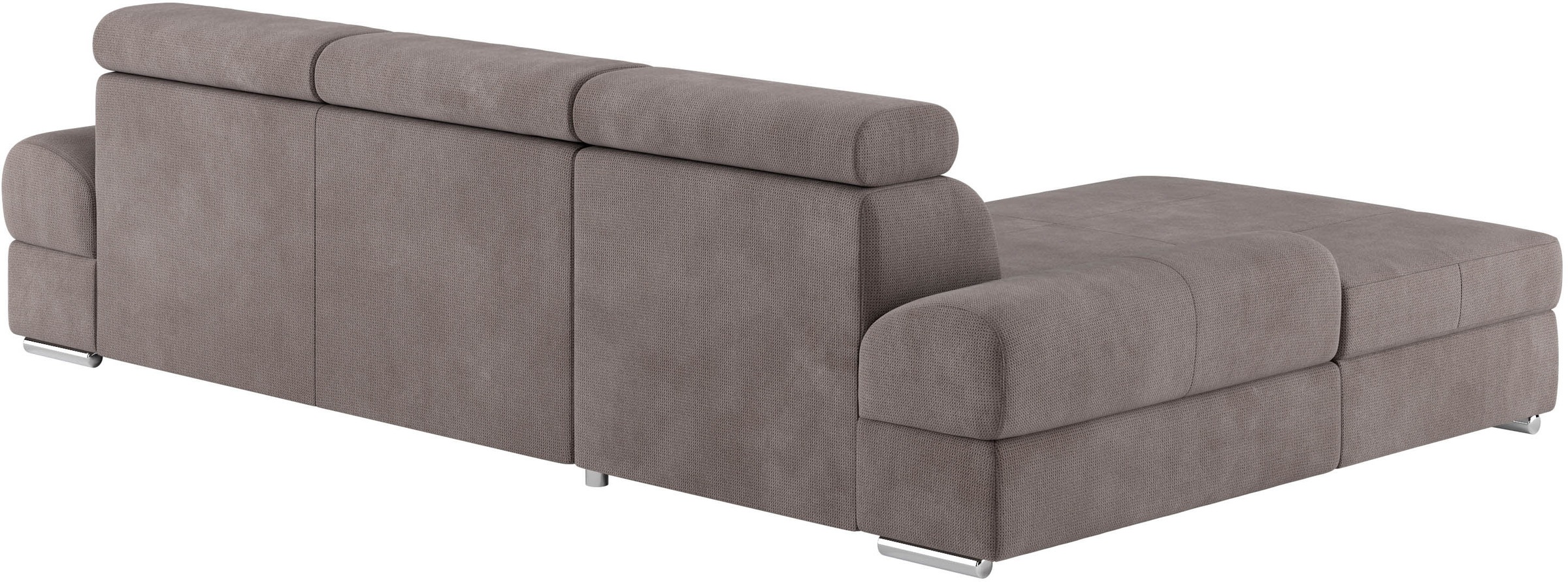 sit&more Ecksofa »Broadway L-Form«, inklusive Kopfteilverstellung, wahlweise mit Bettfunktion