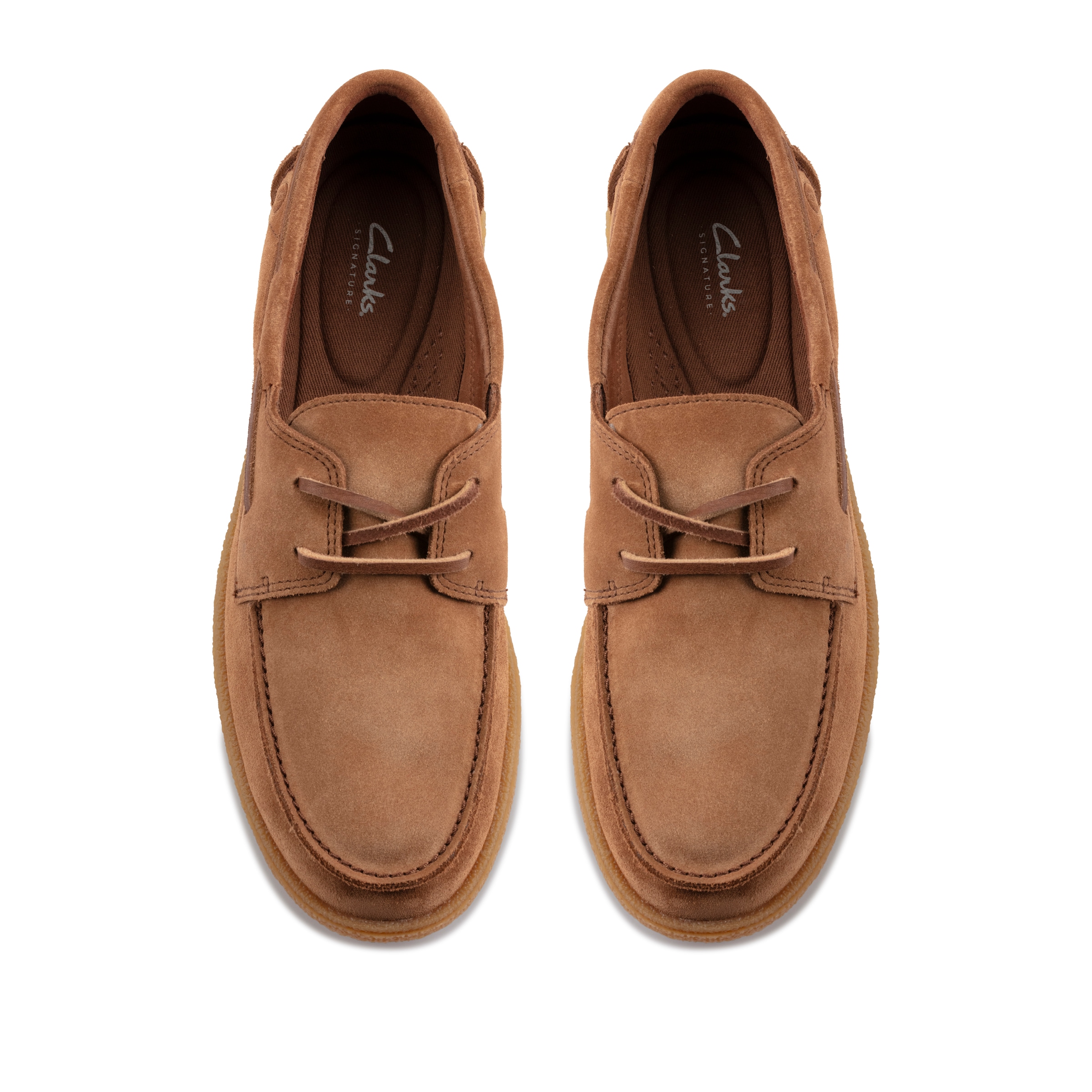 Clarks Schnürschuh »Clarkbay Go«, Herausnehmbares Fußbett, Freizeitschuh, Halbschuh, Schnürschuh