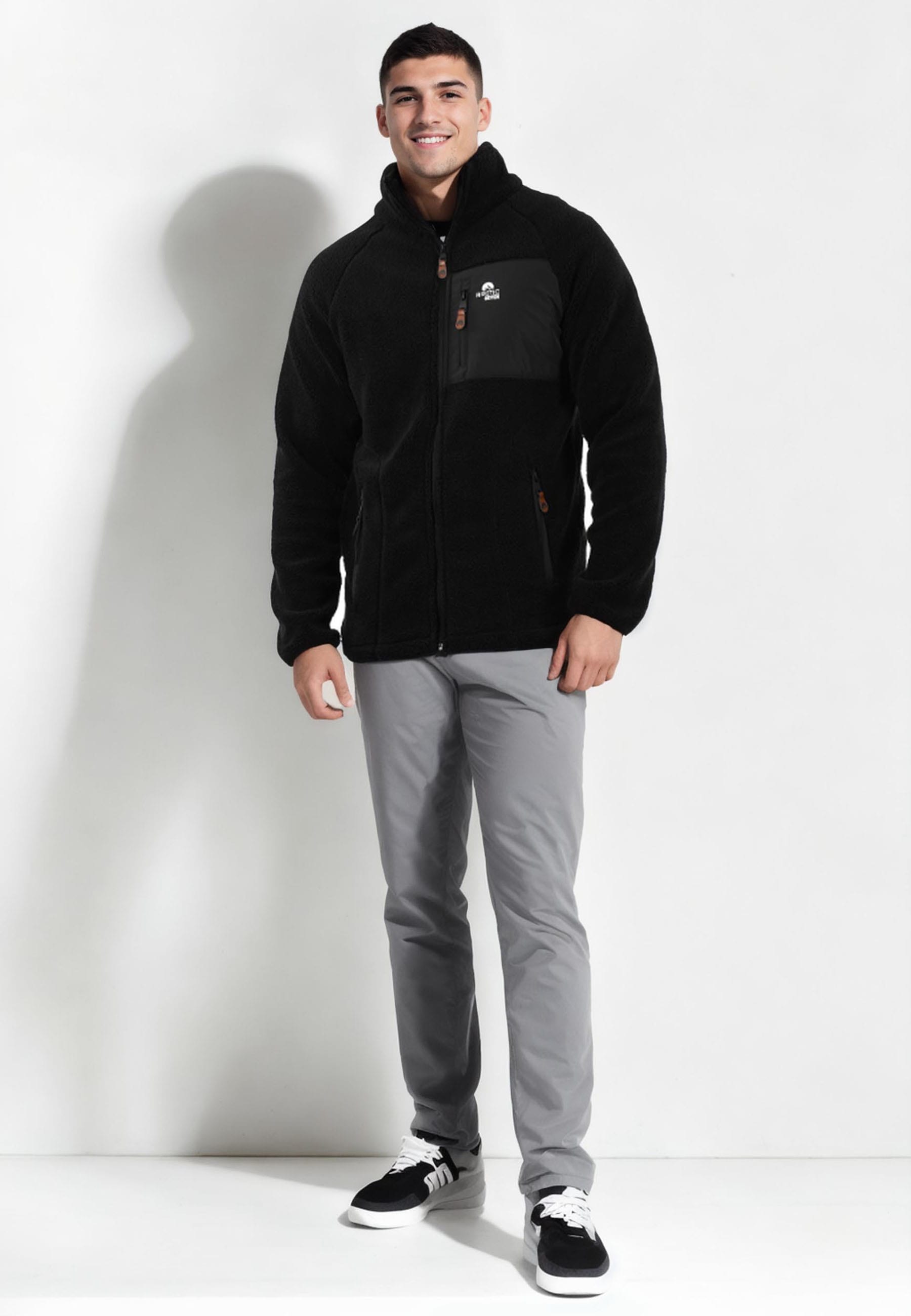 Arctic Seven Fleecejacke »Arctic Seven Herren Sherpa Fleecejacke AS415«