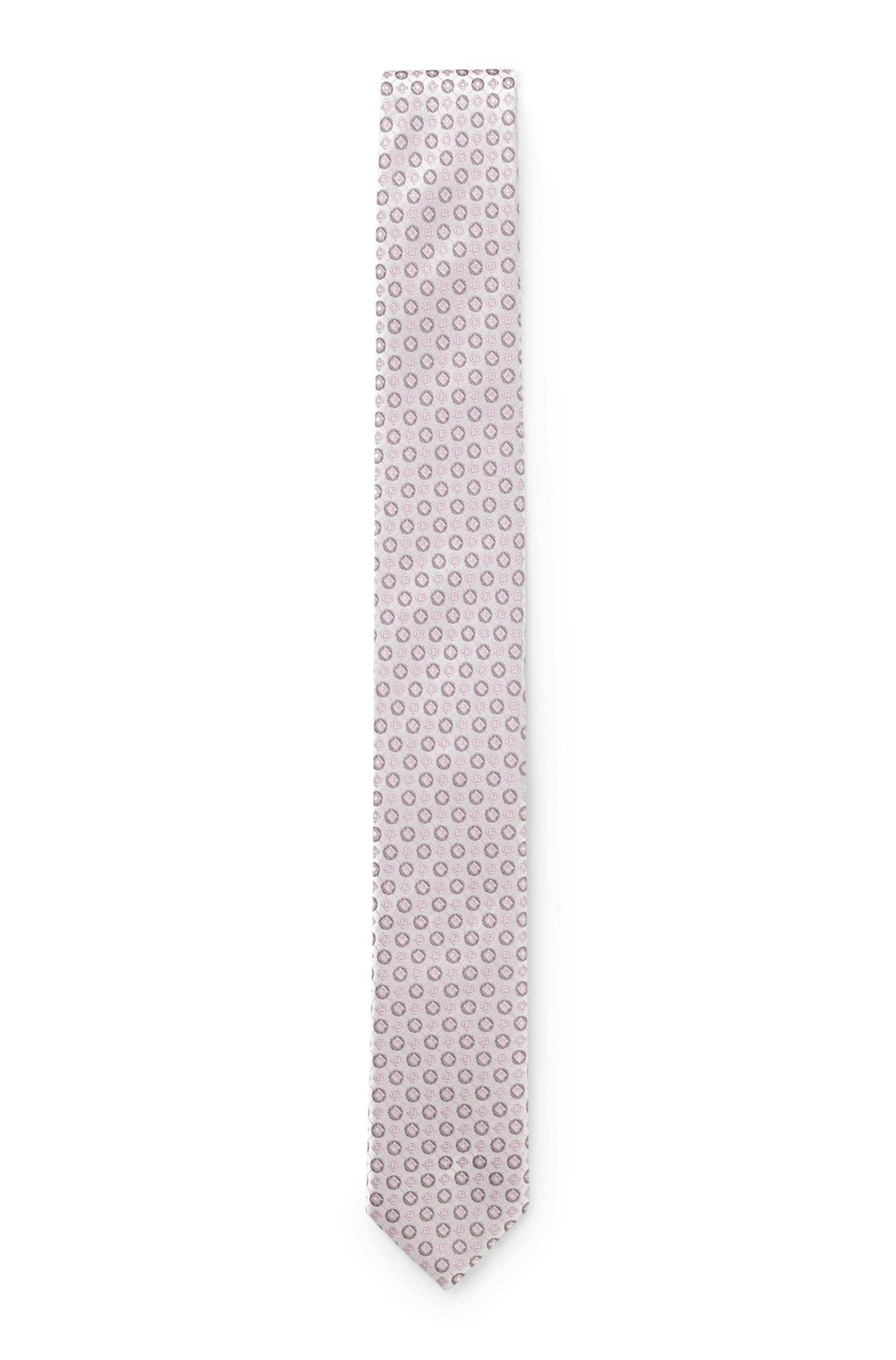 BOSS Krawatte »H-Tie 6 cm« aus einem Seiden-Mix mit Jacquard-Muster